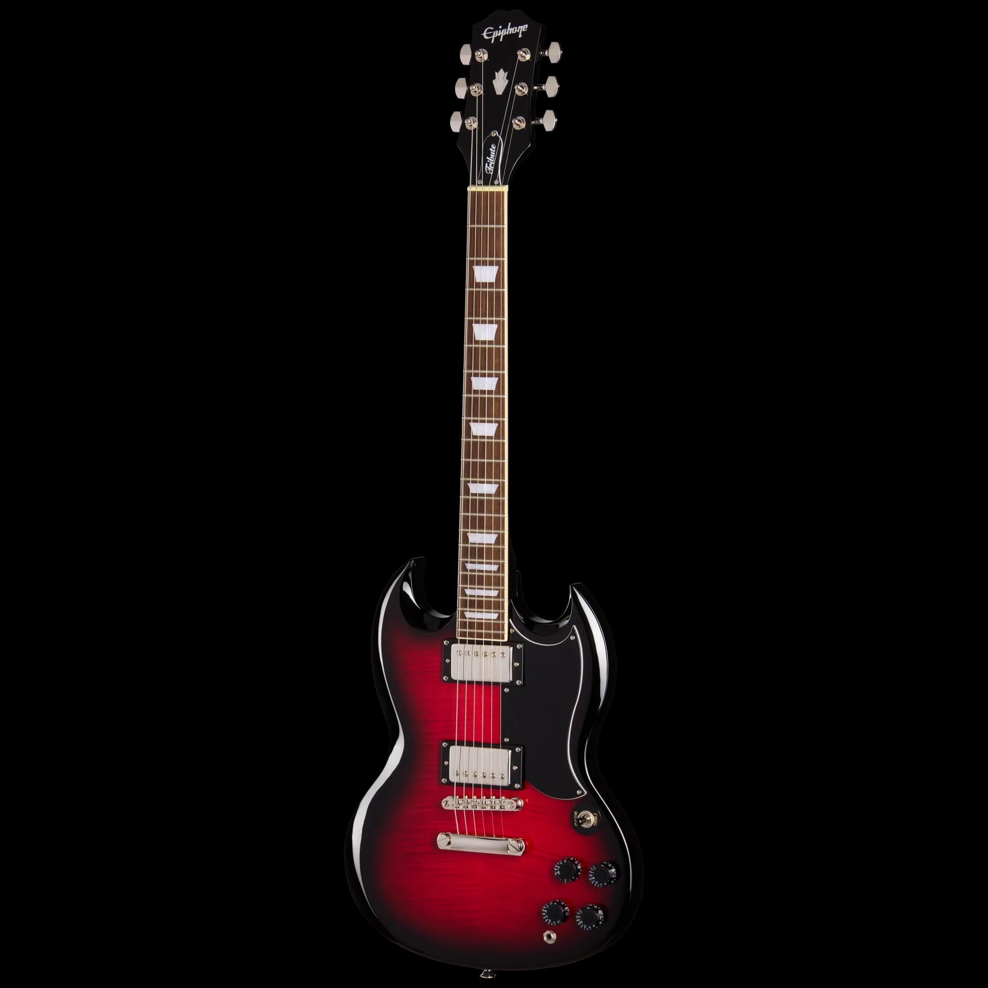 Epiphone SG Tribute Plus, Cherry Burst — photo 3