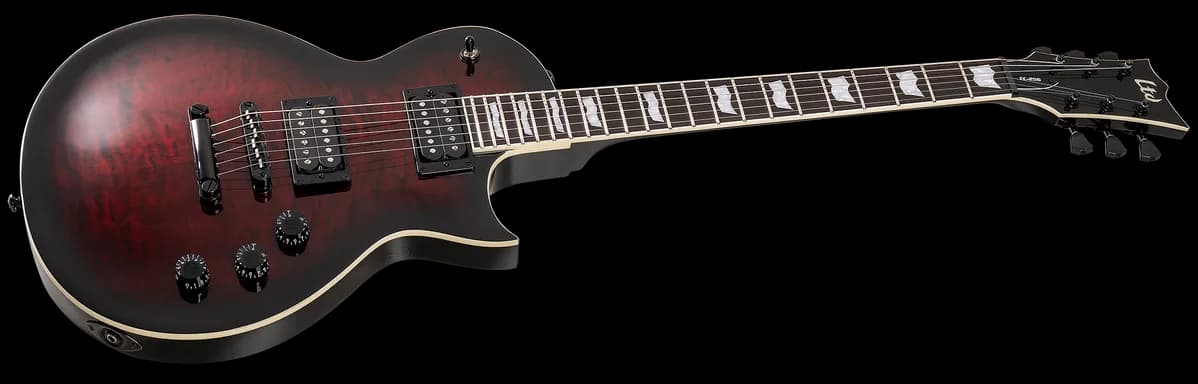 ESP EC-256QM See Thru Black Cherry Sunburst — photo 3