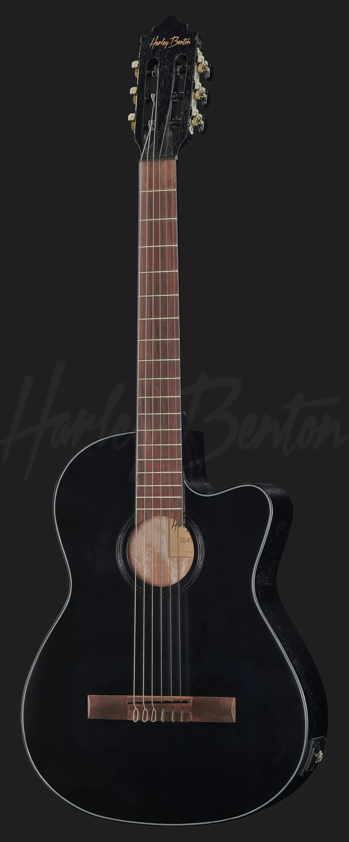 Harley Benton CG-400CE Thinline BK — photo 2
