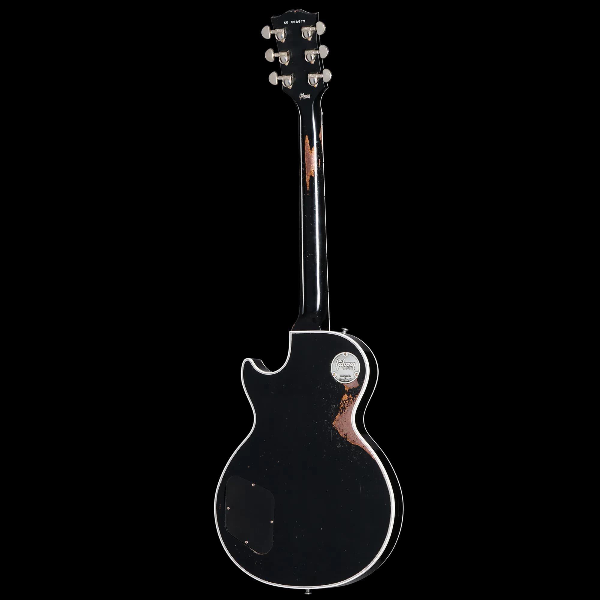 Gibson Les Paul Custom, Heavy Aged, Ebony — photo 4