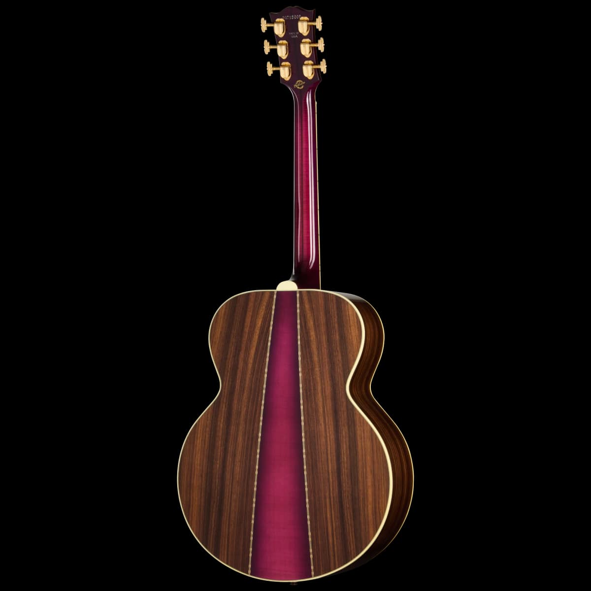 Gibson SJ-200 Standard 3-Piece Back, Merlot Burst — photo 4