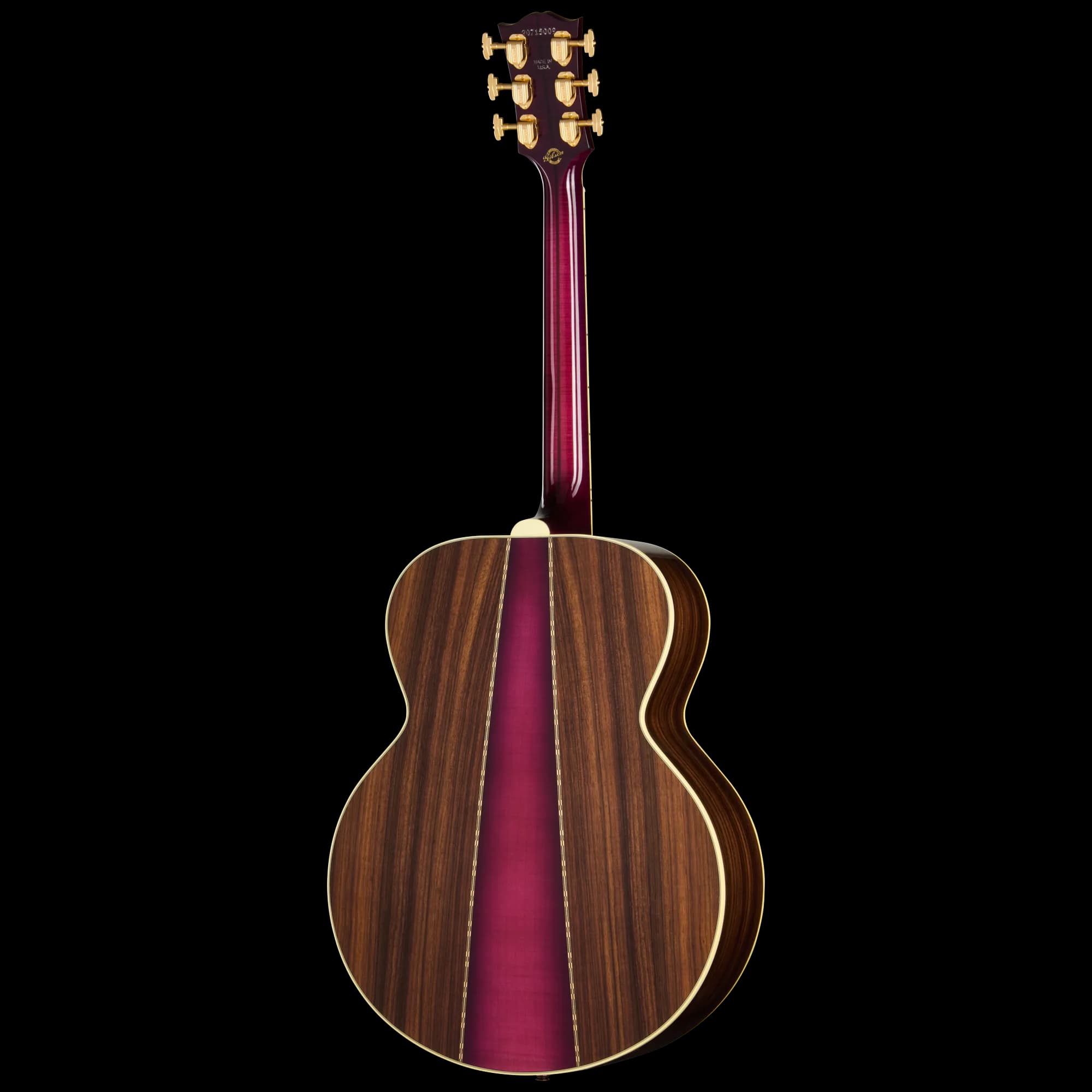 Gibson SJ-200 Standard 3-Piece Back, Merlot Burst — photo 4