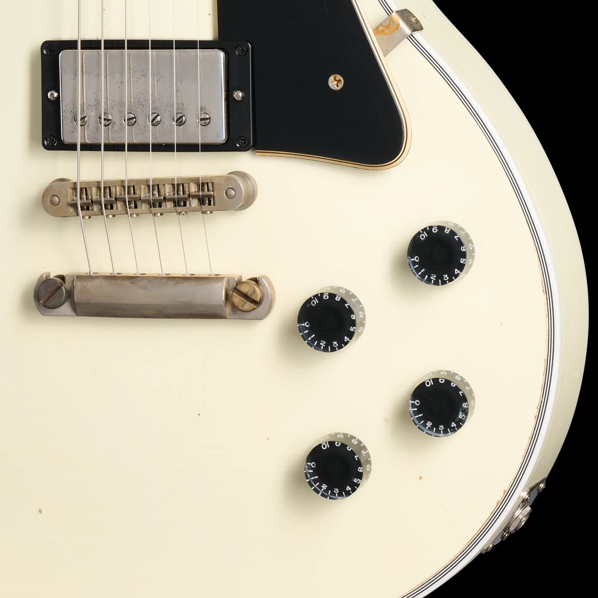 Gibson Les Paul Custom, Heavy Aged, Classic White — photo 8