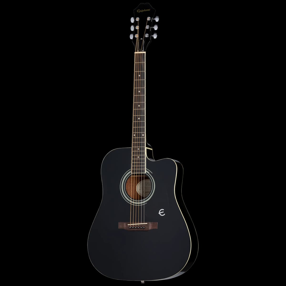 Epiphone FT-100CE, Ebony — photo 3