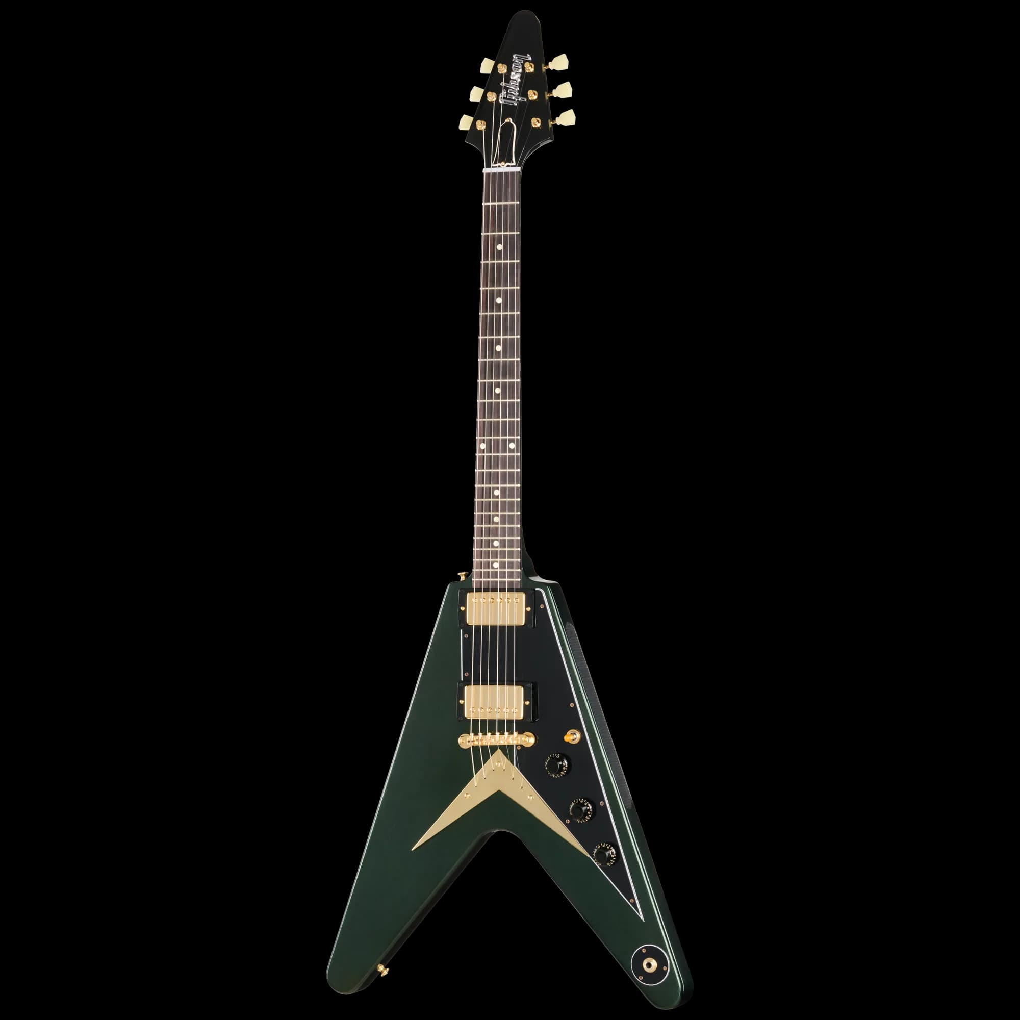 Gibson 1958 Mahogany Flying V Reissue, VOS, British Racing Green — photo 3