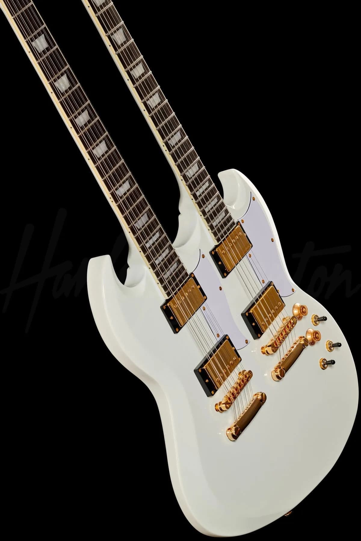 Harley Benton DC-Custom II 612 White — photo 8
