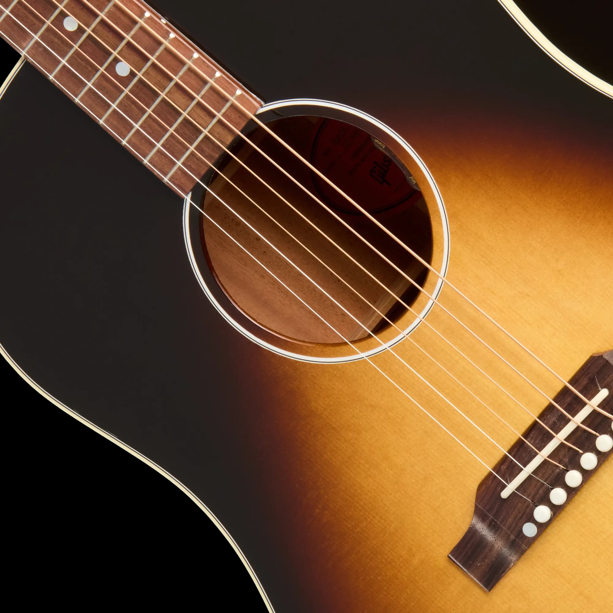 Gibson Slash J-45, Left-Handed, November Burst — photo 7