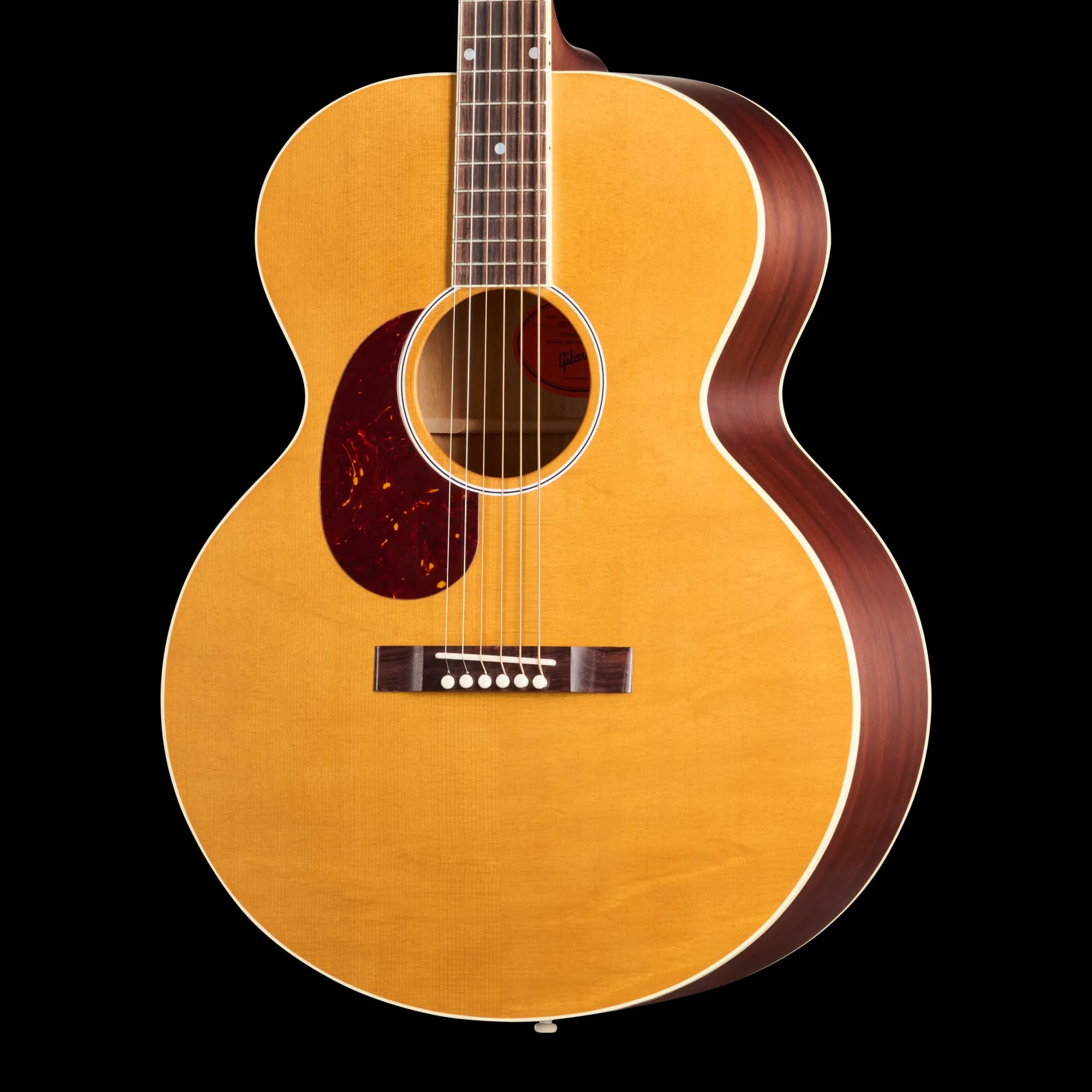 Gibson J-185 Century 12-Fret, Left-Handed, Vintage Amber