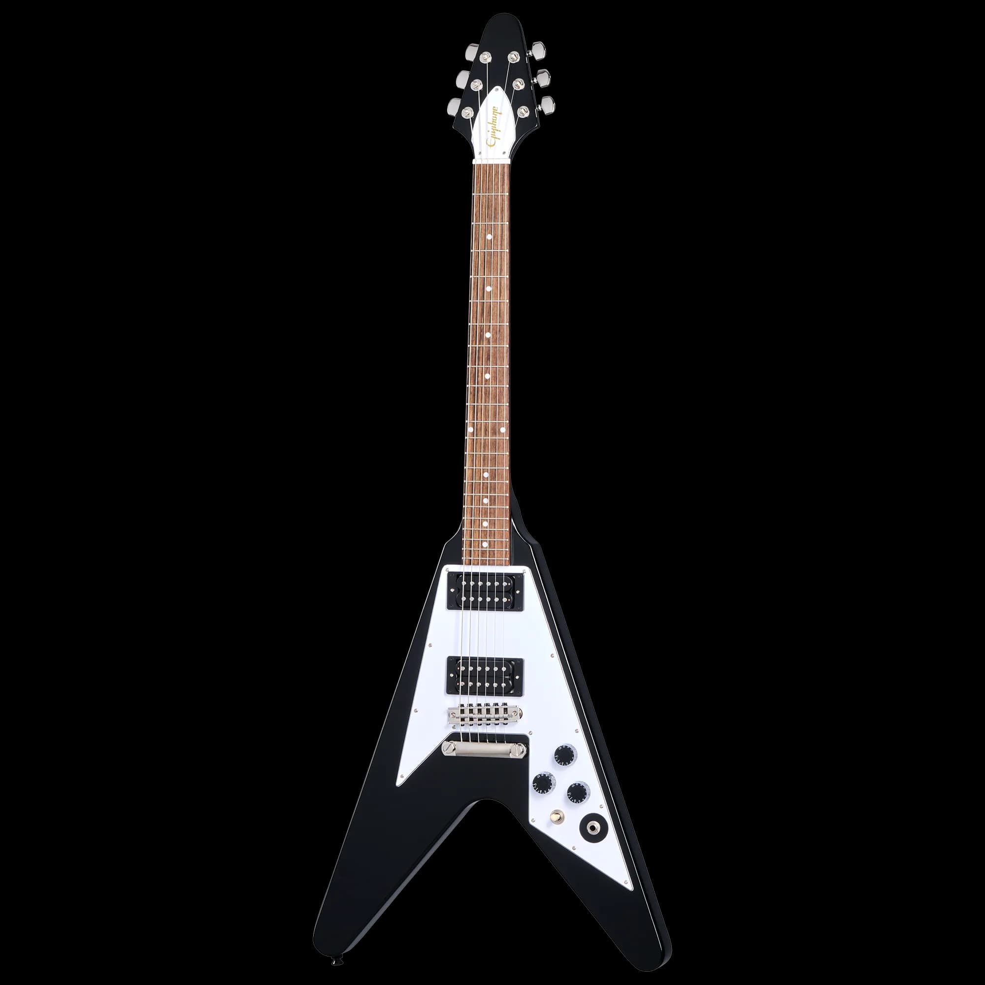 Epiphone Kirk Hammett 1979 Flying V, Ebony — photo 3
