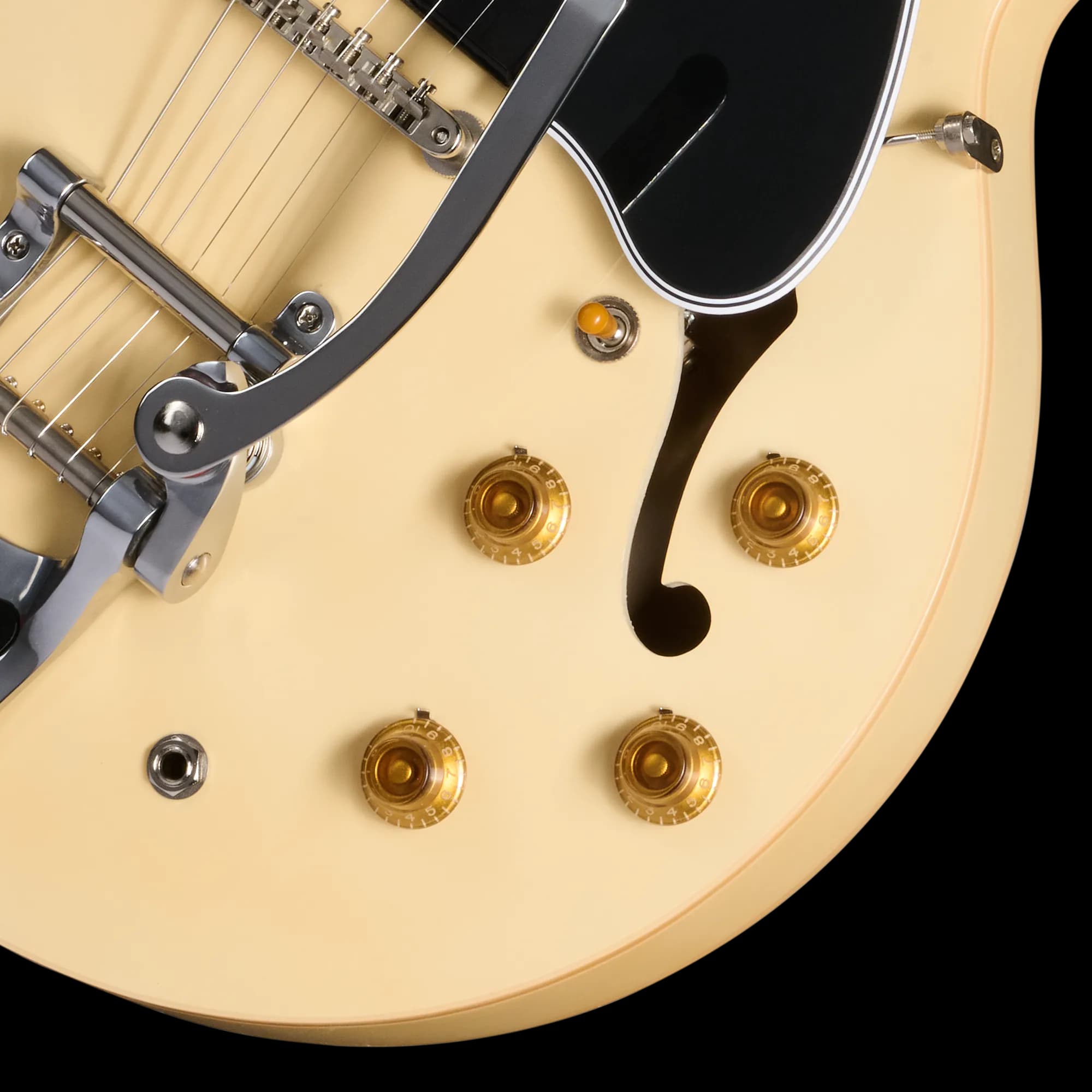 Gibson LE 1959 ES-330 Reissue with Bigsby, VOS, Antique White — photo 8