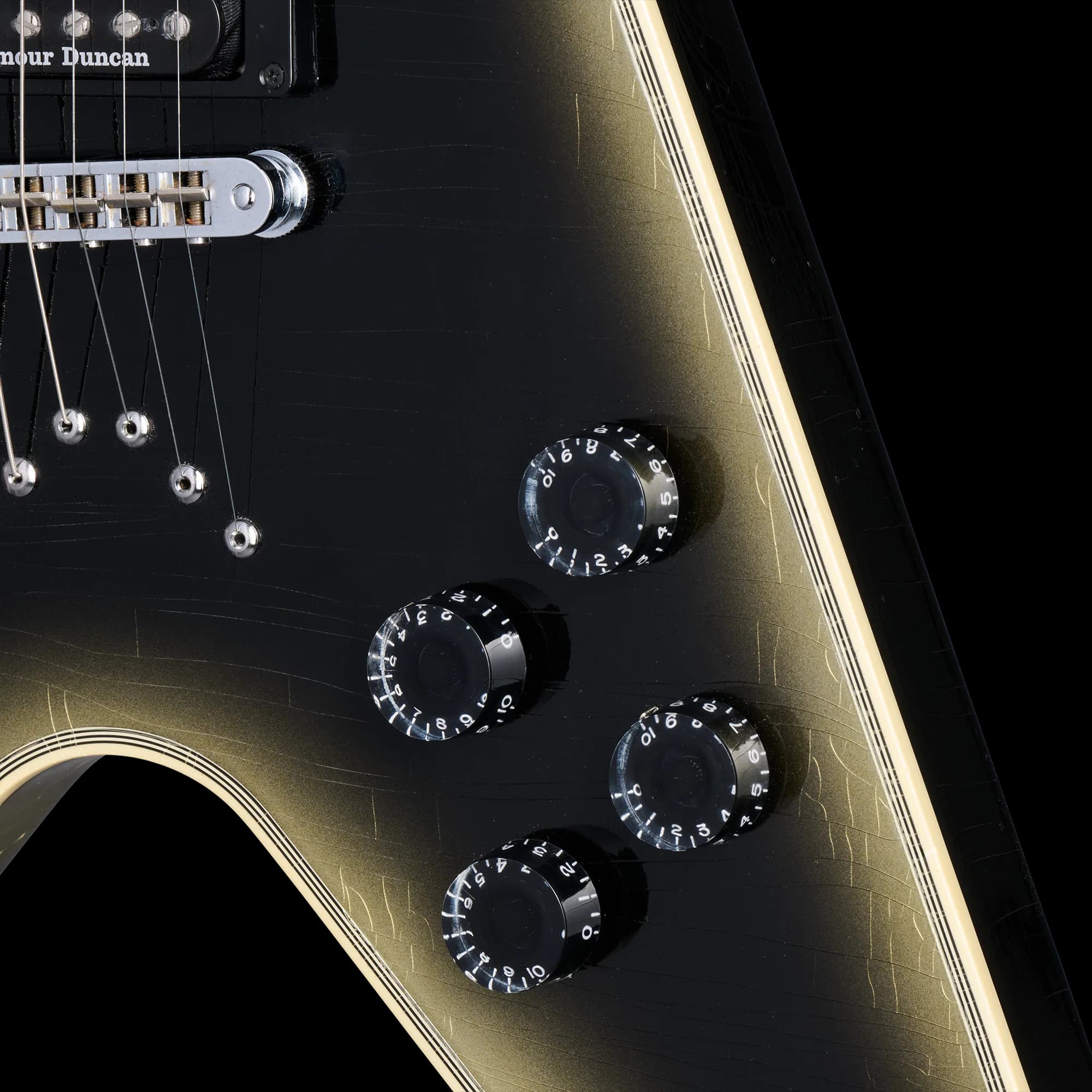 Gibson Adam Jones Flying V Collector's Edition, Reverse Antique Silverburst — photo 7
