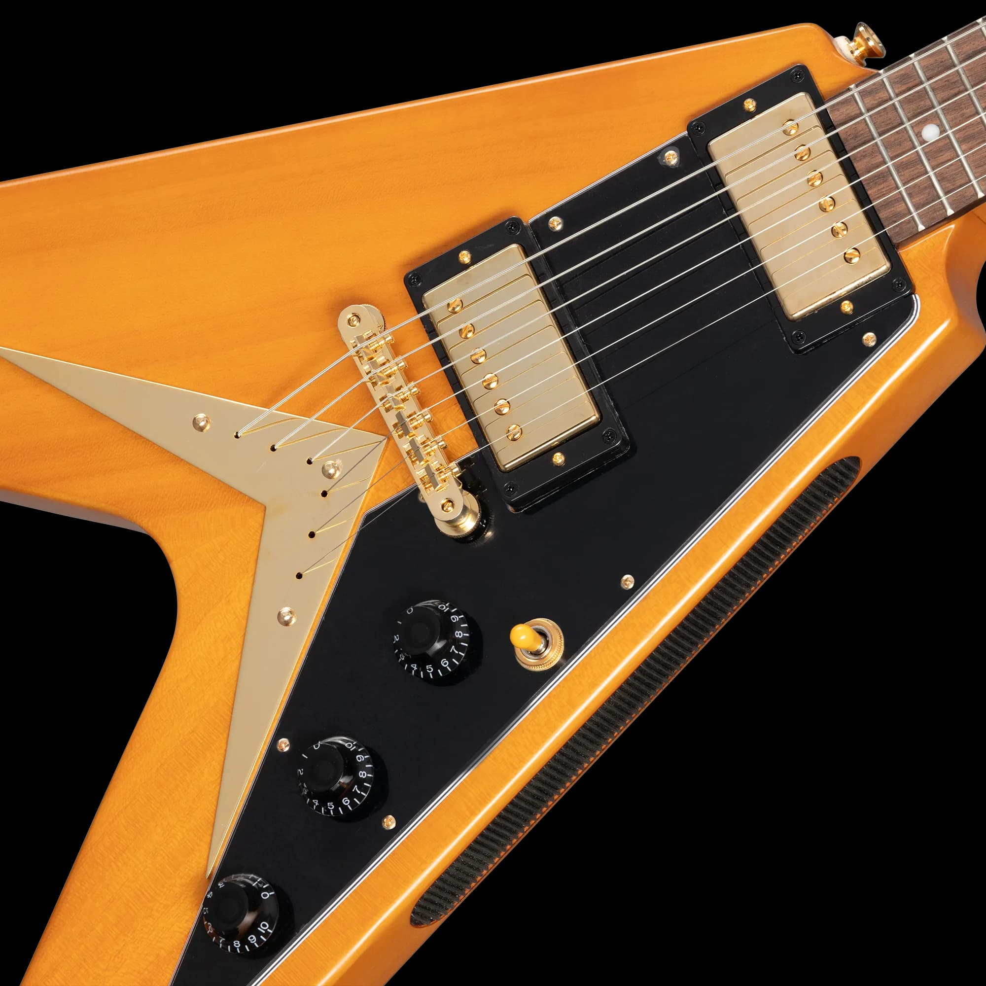 Epiphone IGC 1958 Korina Flying V, Aged Natural, Exclusive — photo 8