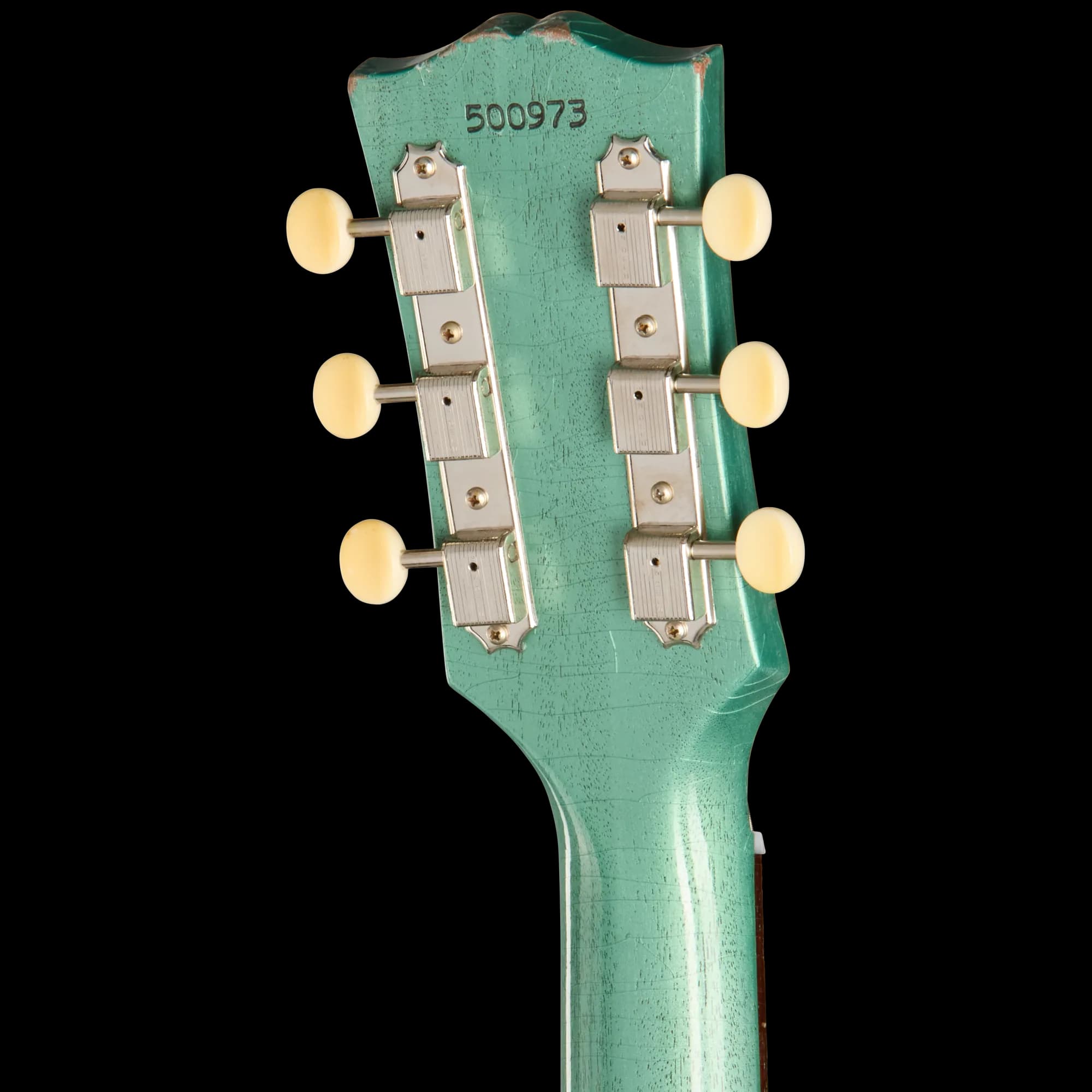 Gibson 1963 Les Paul SG Junior Reissue, Light Aged, TV Inverness Green — photo 6