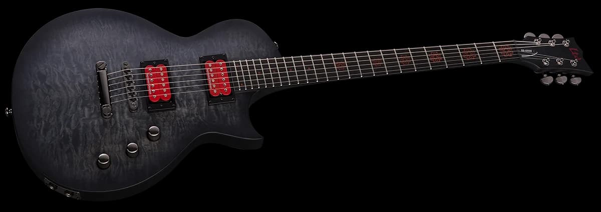 ESP BB-600 Baritone See Thru Black Sunburst Satin — photo 2