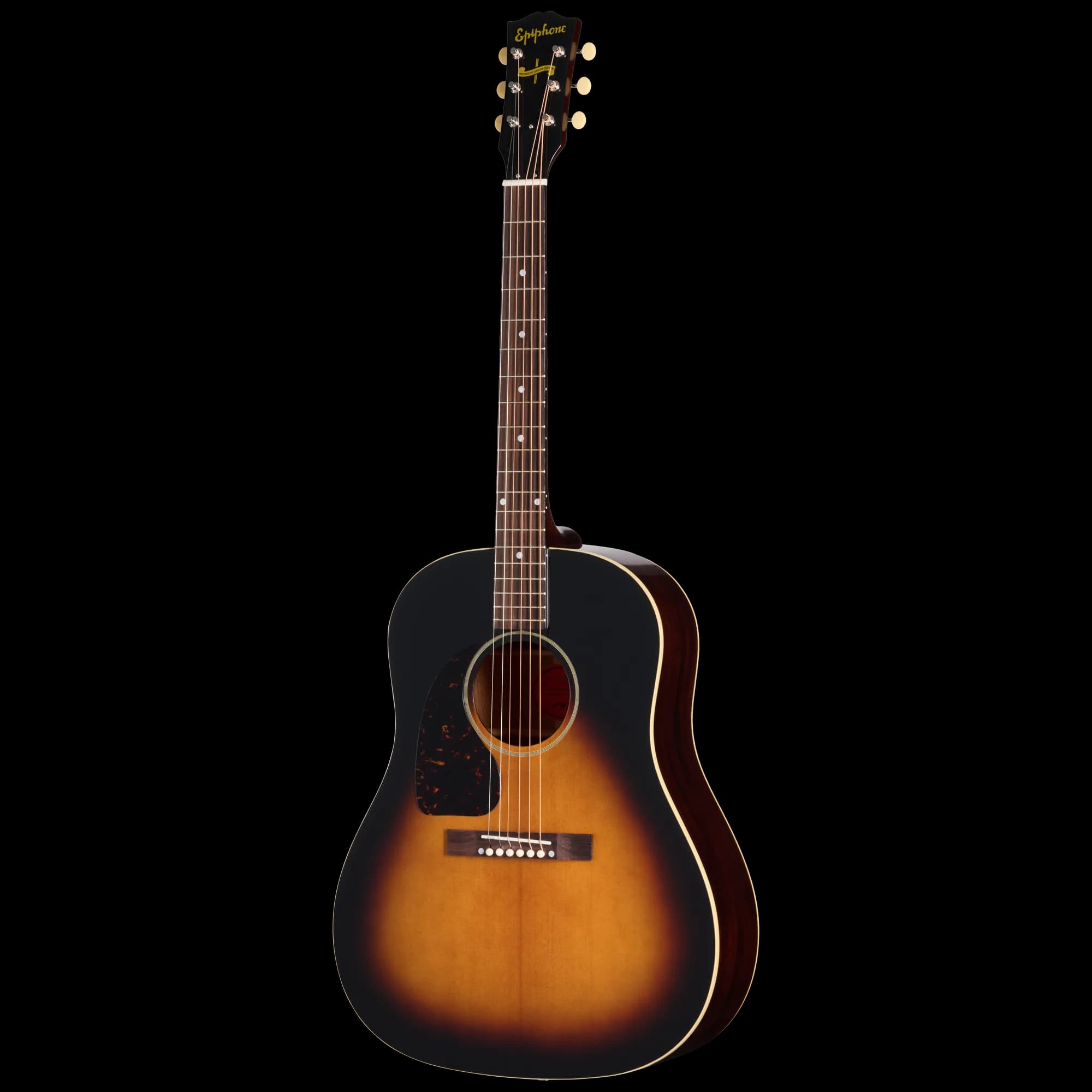Epiphone IGC 1942 Banner J-45 Reissue, Left-Handed, Vintage Sunburst — photo 3