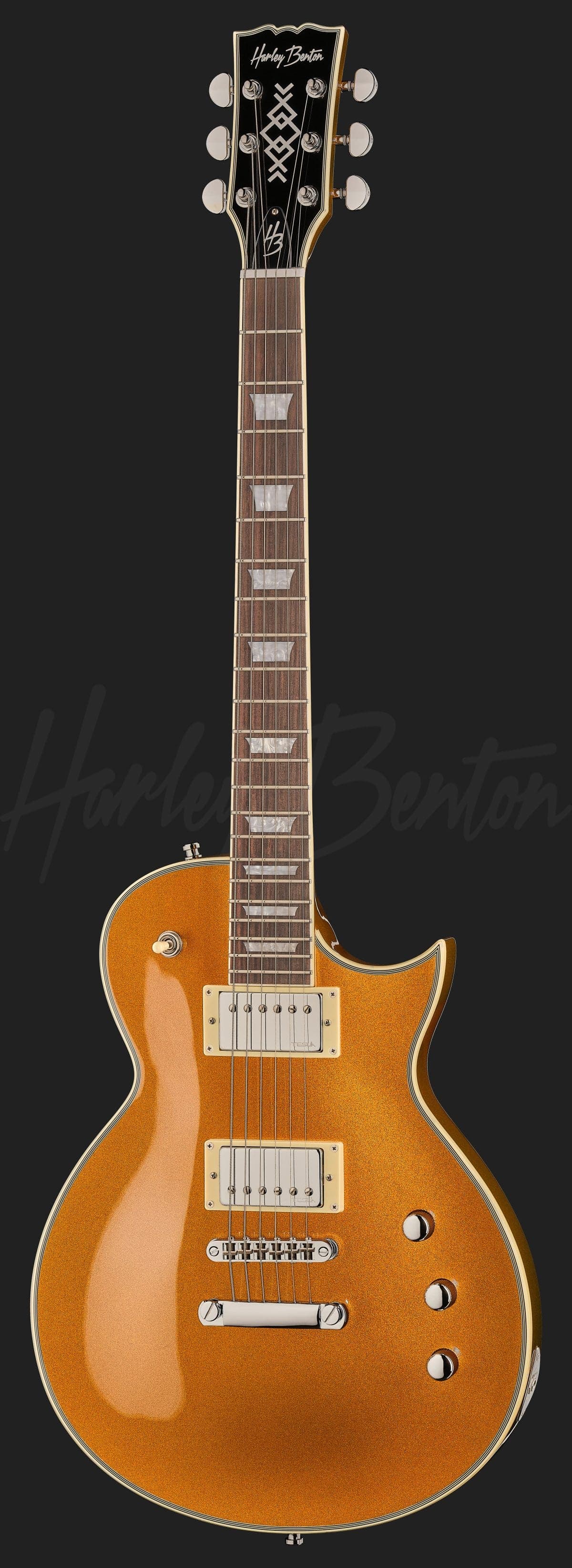 Harley Benton SC-Custom III Gold Top — photo 2