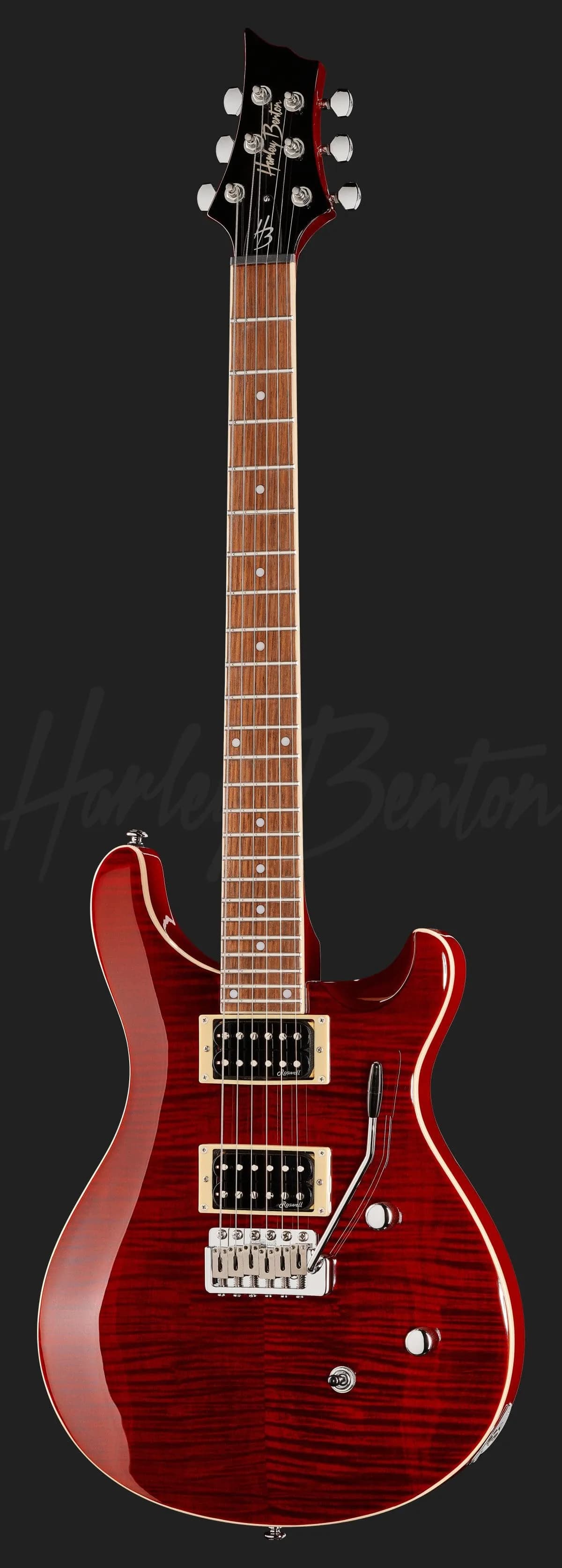 Harley Benton CST-24T Black Cherry Flame — photo 2