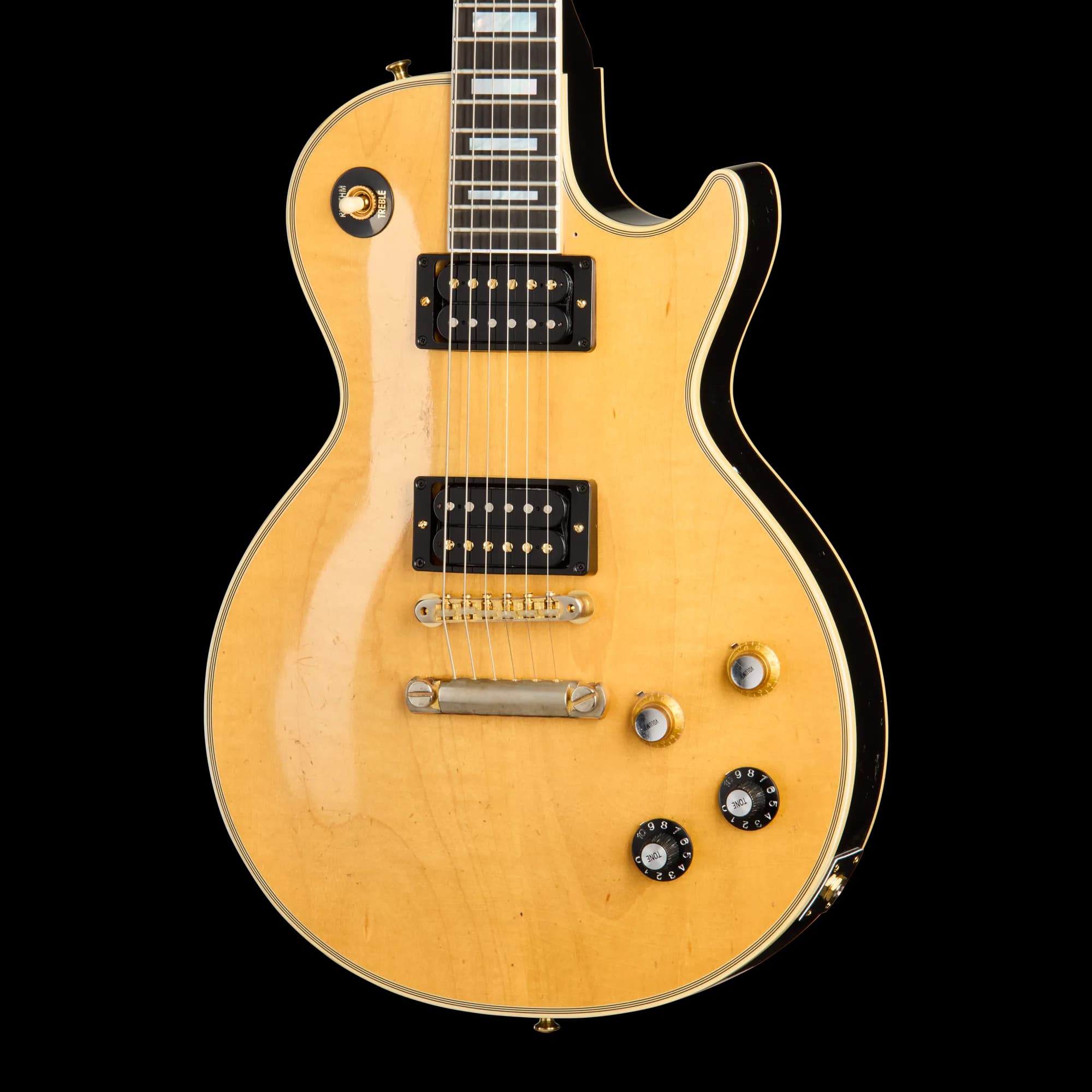 Gibson Mick Ronson 1968 Les Paul Custom Collector's Edition, Antique Natural/Ebony