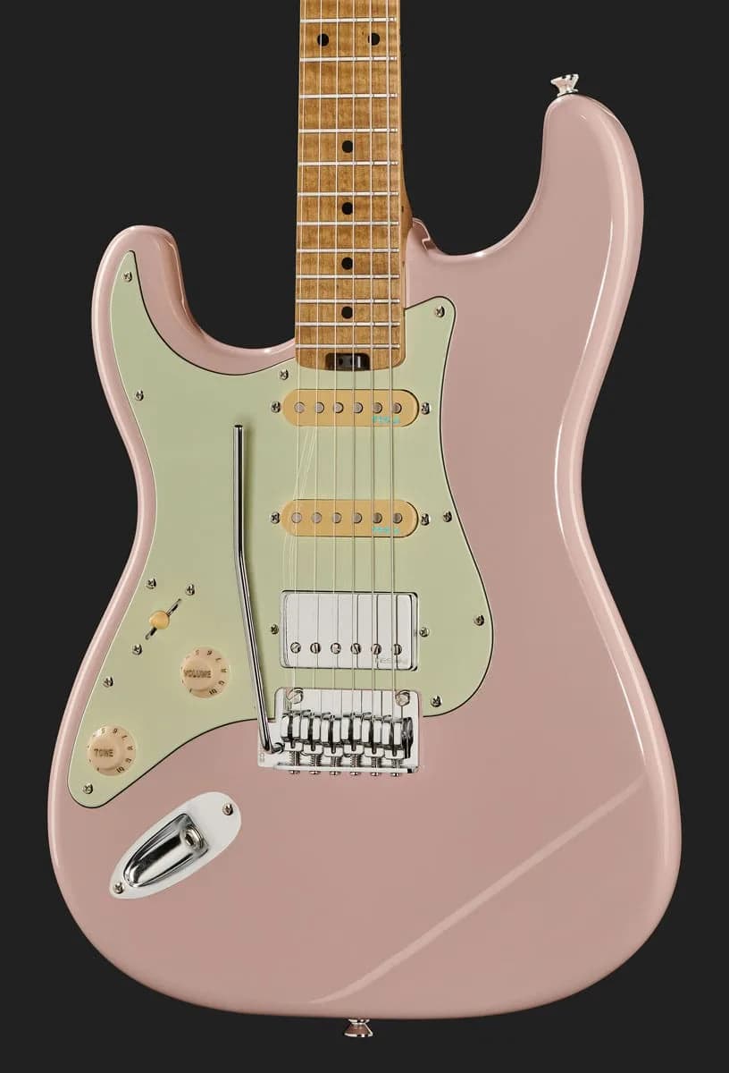 Harley Benton ST-Modern Plus MN HSS LH Shell Pink — photo 3