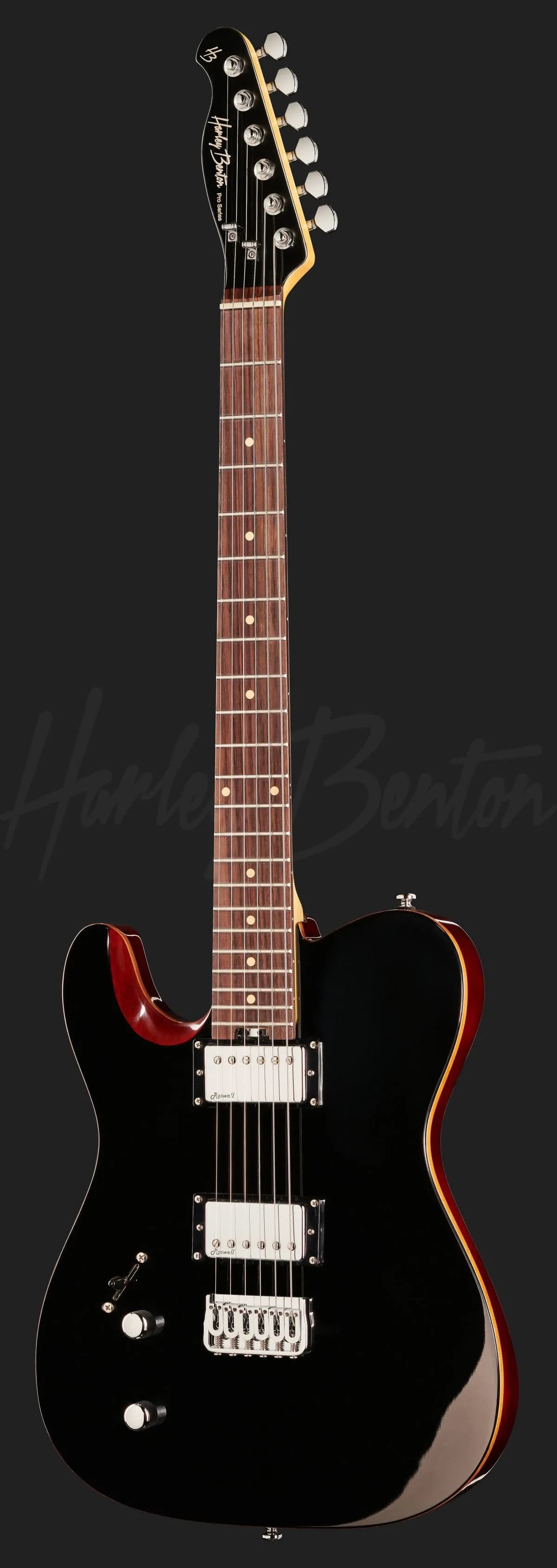 Harley Benton Fusion-T HH HT LH EB BK — photo 2