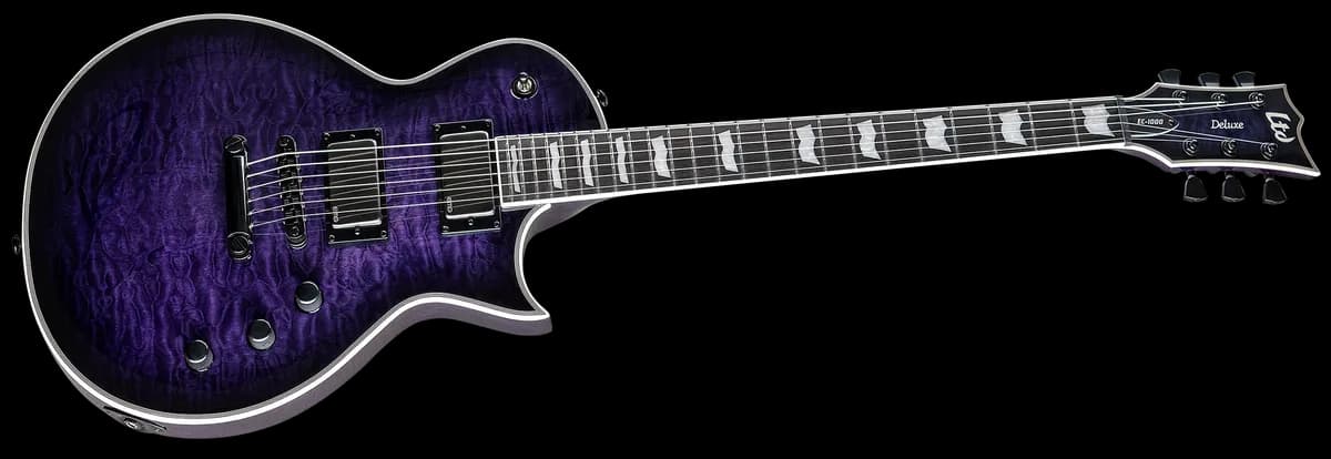 ESP EC-1000 See Thru Purple Sunburst — photo 3