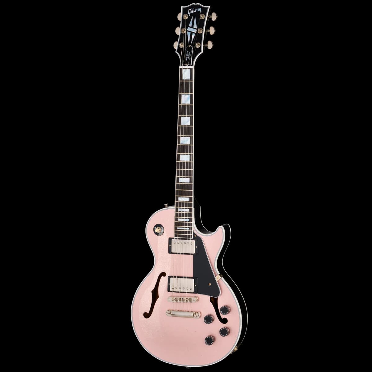 Gibson Les Paul Custom with F-Holes, Light Aged, Champagne Sparkle — photo 2