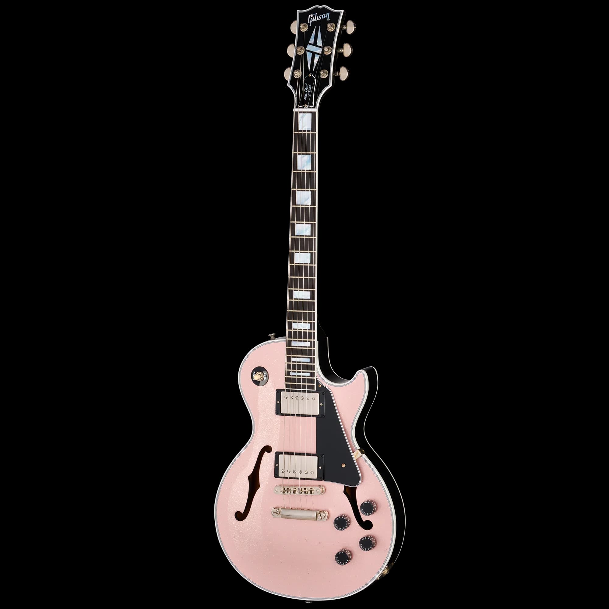 Gibson Les Paul Custom with F-Holes, Light Aged, Champagne Sparkle — photo 2