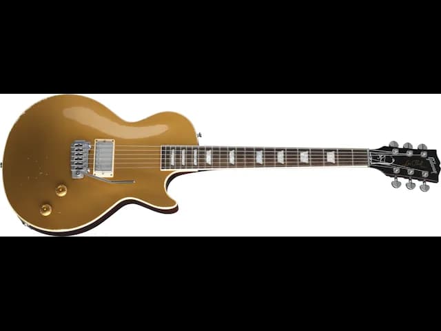 Gibson Joe Perry "Gold Rush" Les Paul Axcess, Aged Antique Gold (Aged Brown/Pink Reissue 5-Latch Case Included) — photo 7