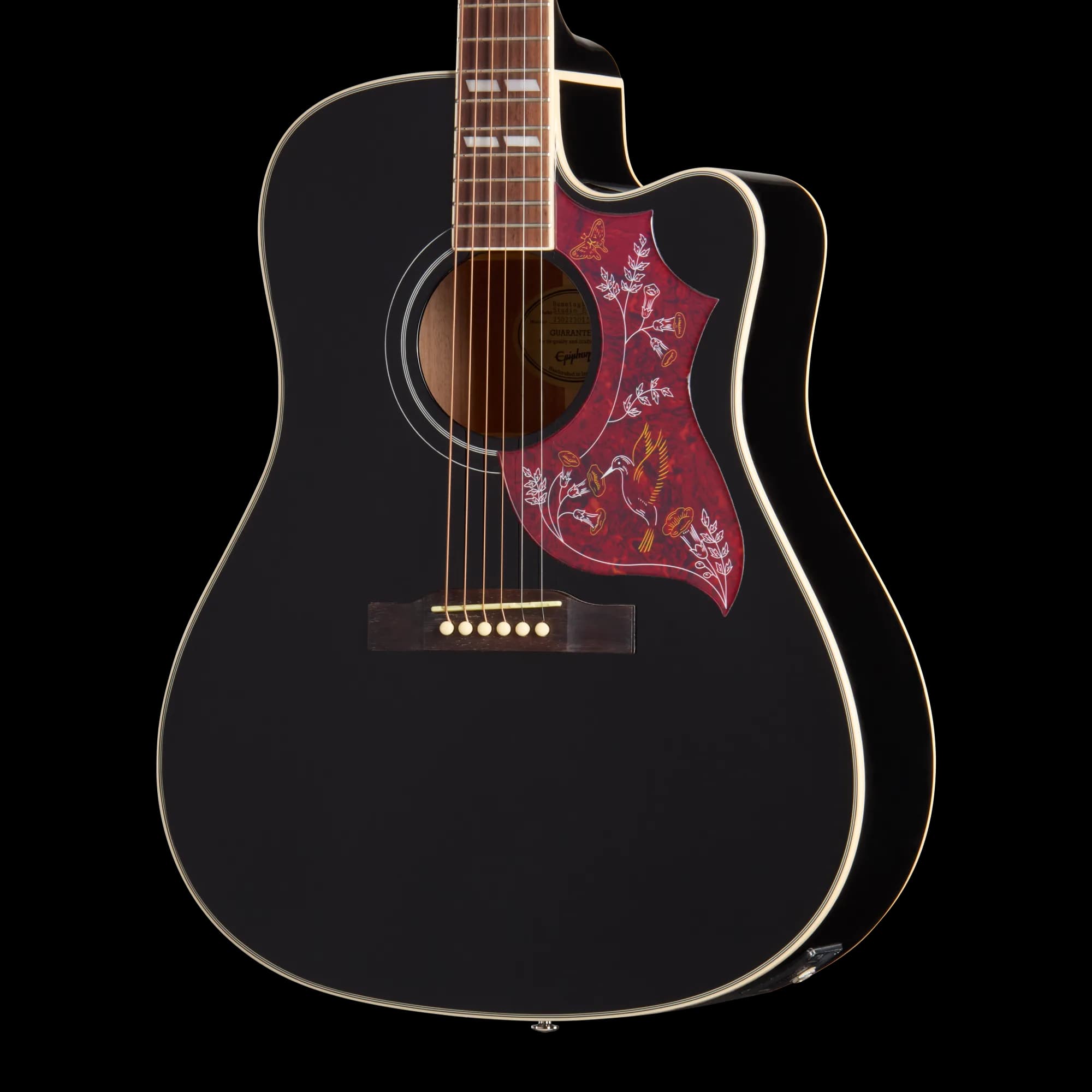 Epiphone Hummingbird Studio EC, Ebony, Exclusive