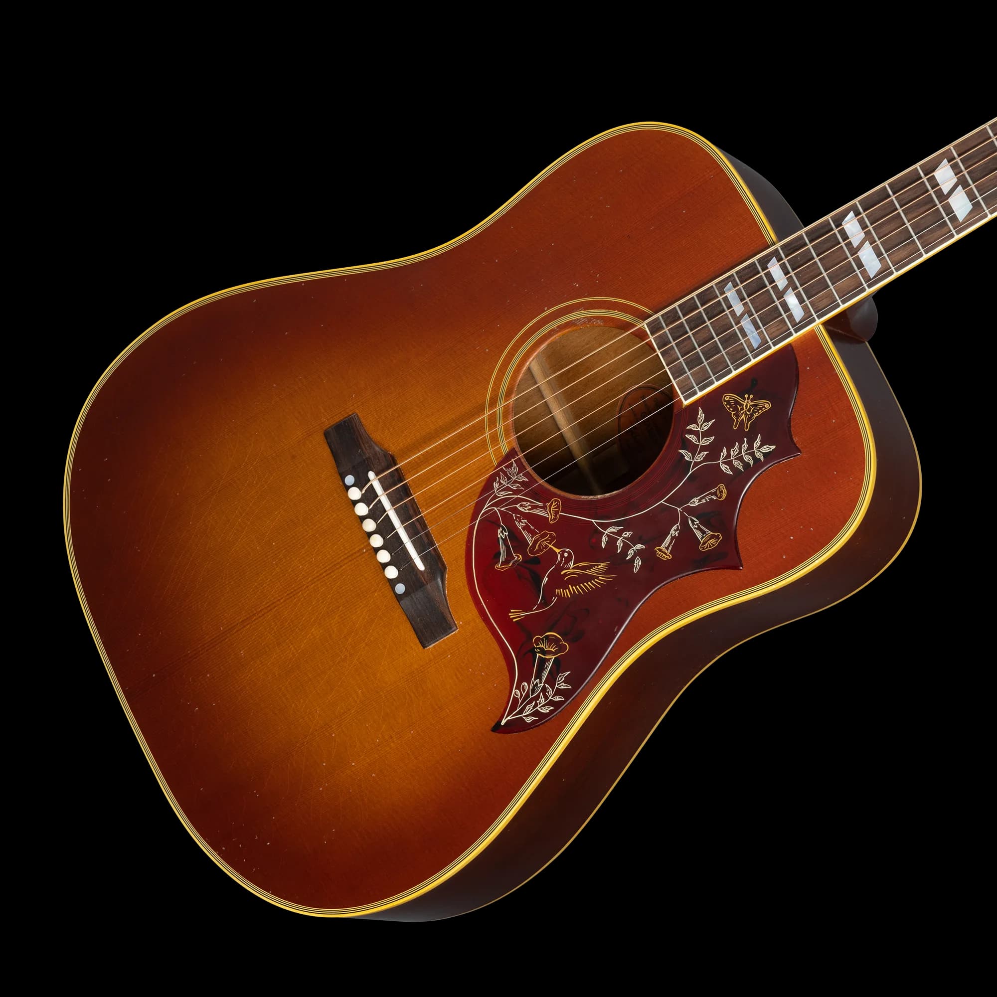 Gibson 1960 Hummingbird Reissue, Light Aged, Heritage Cherry Sunburst — photo 2