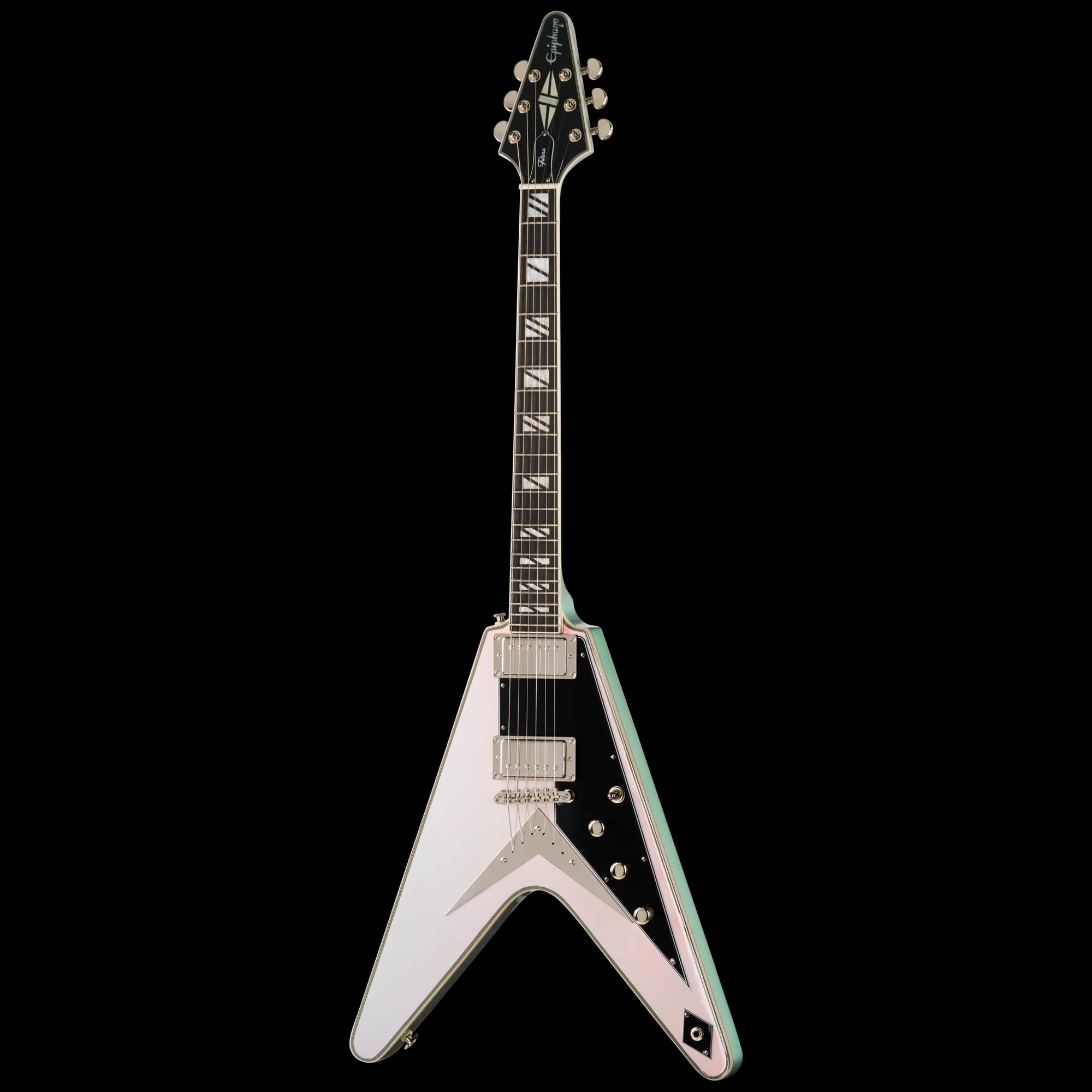 Epiphone Futura Flying V Custom, Quicksilver Shift — photo 2