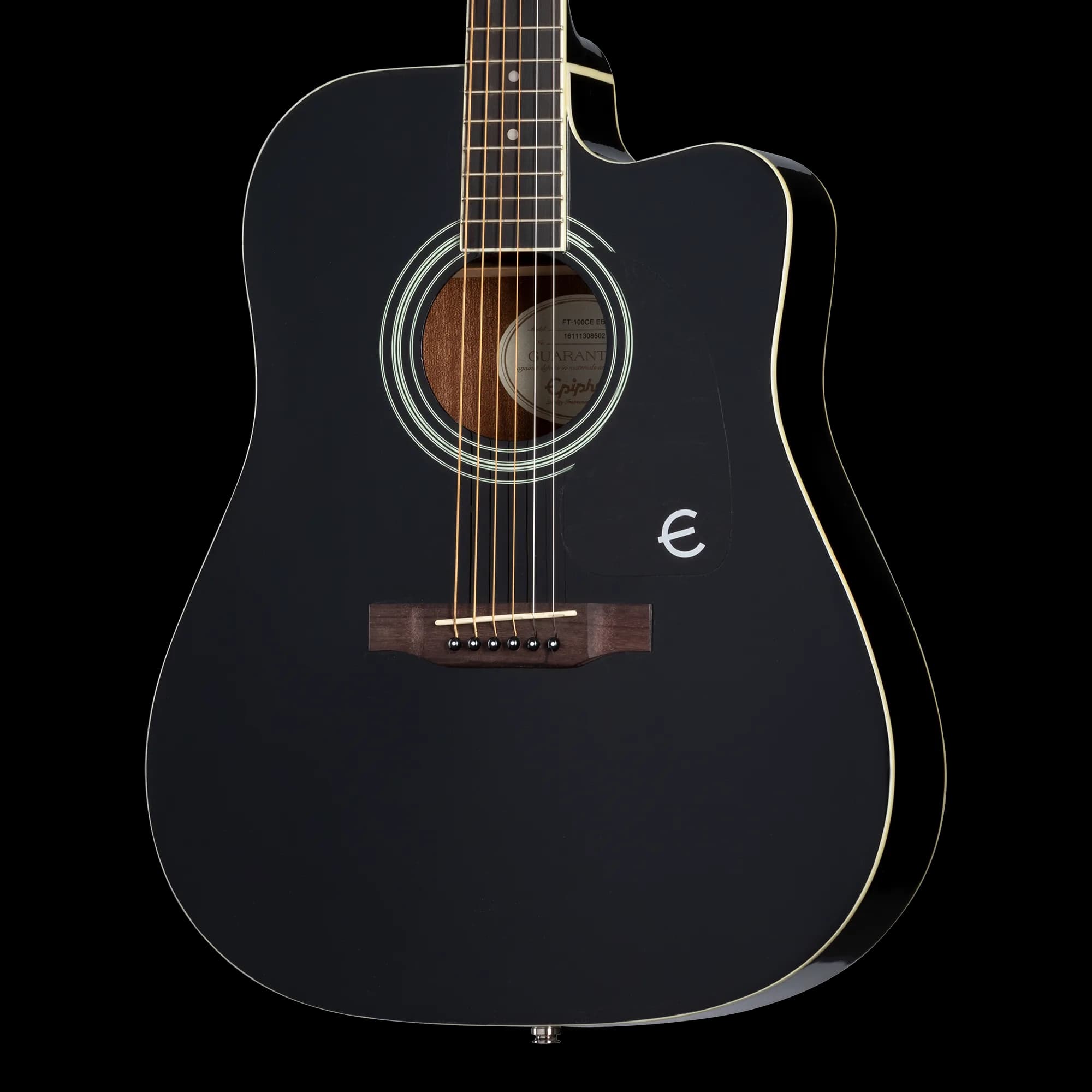 Epiphone FT-100CE, Ebony