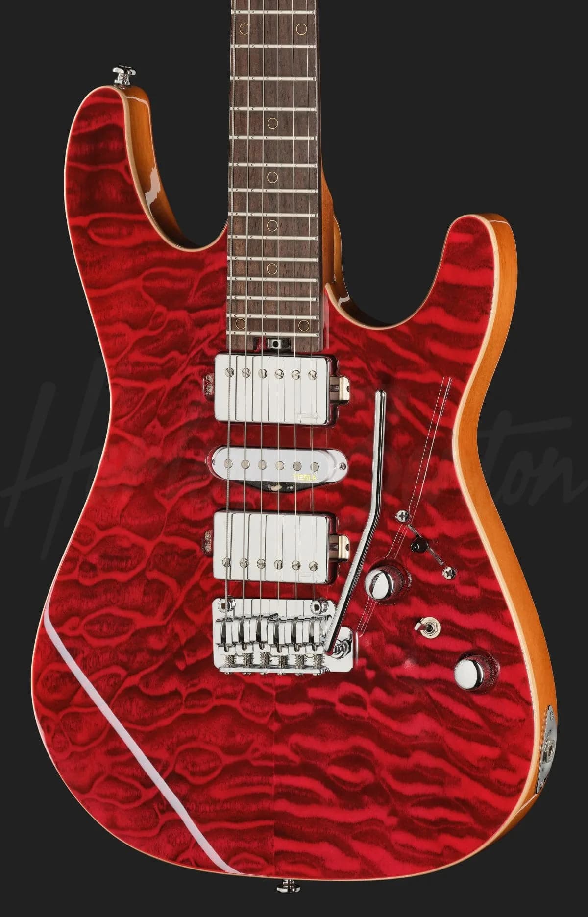 Harley Benton Fusion-IV HSH RW QRG — photo 4