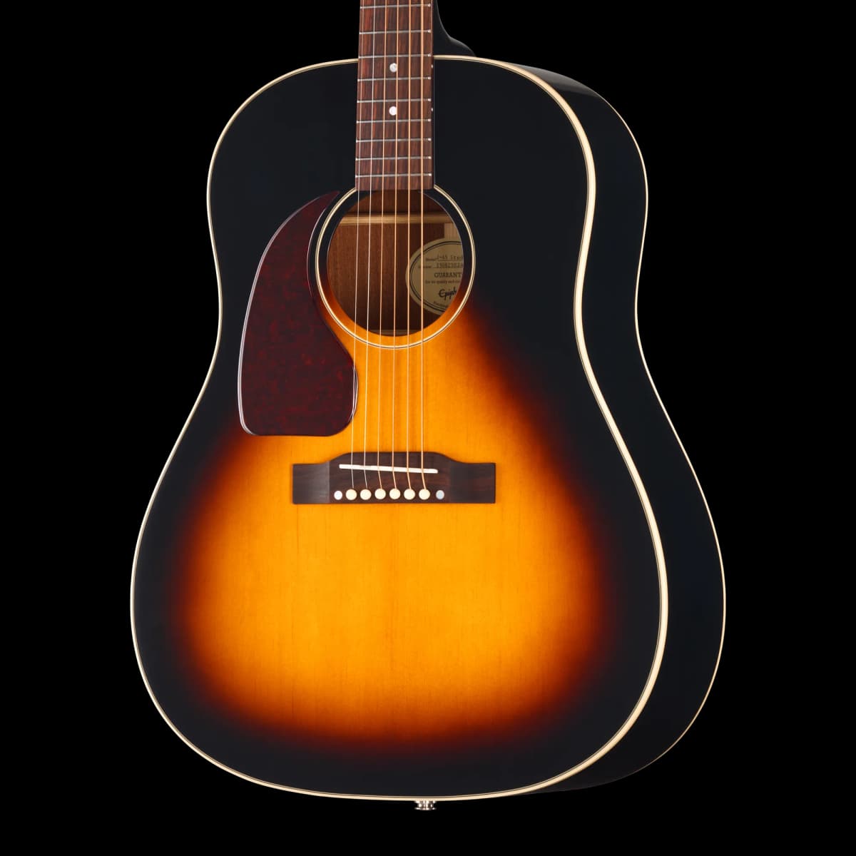 Epiphone J-45 Standard, Left-Handed, Vintage Sunburst
