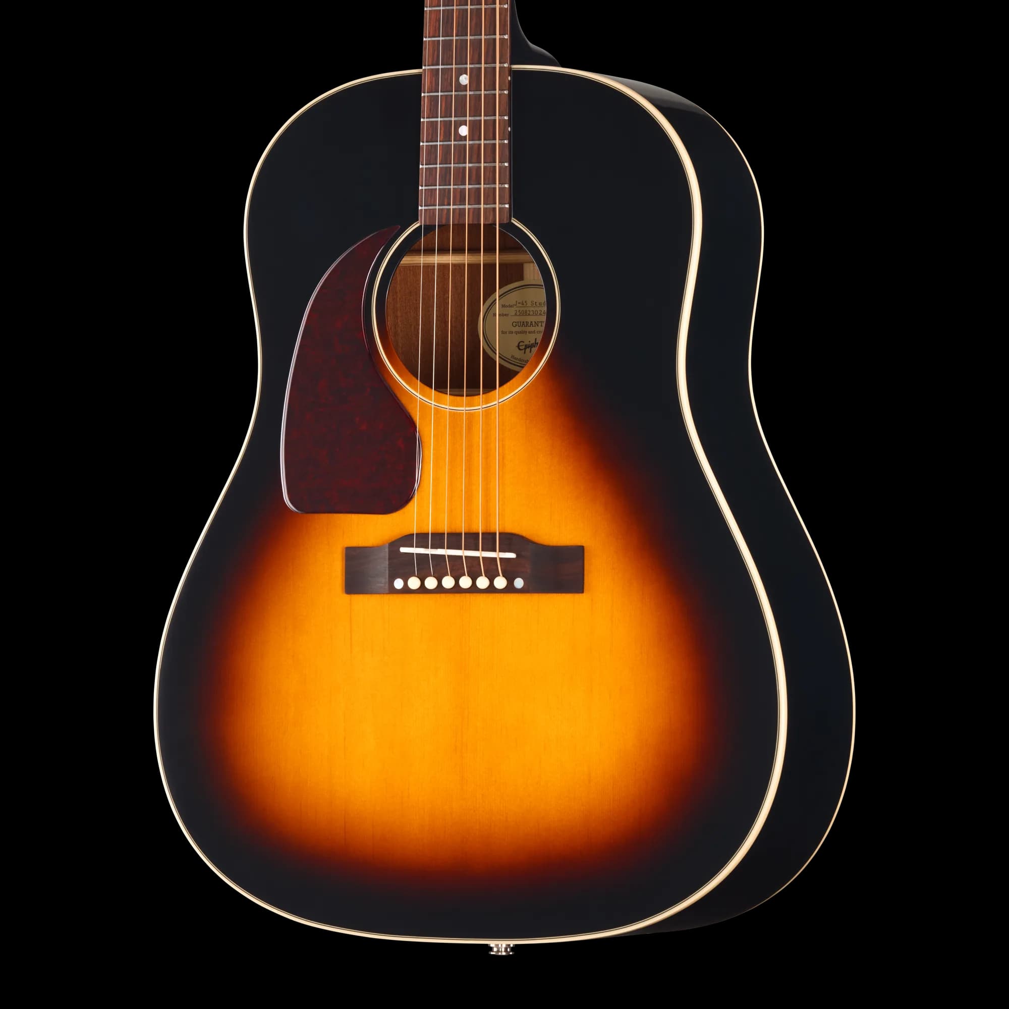 Epiphone J-45 Standard, Left-Handed, Vintage Sunburst