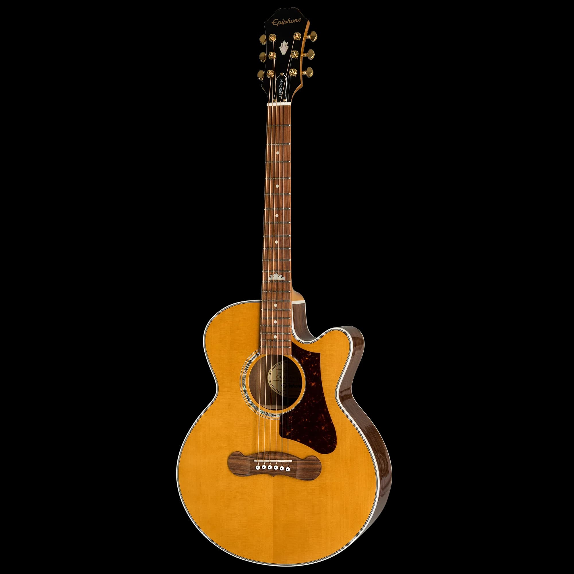 Epiphone J-200 Studio Parlor EC, Vintage Natural — photo 2