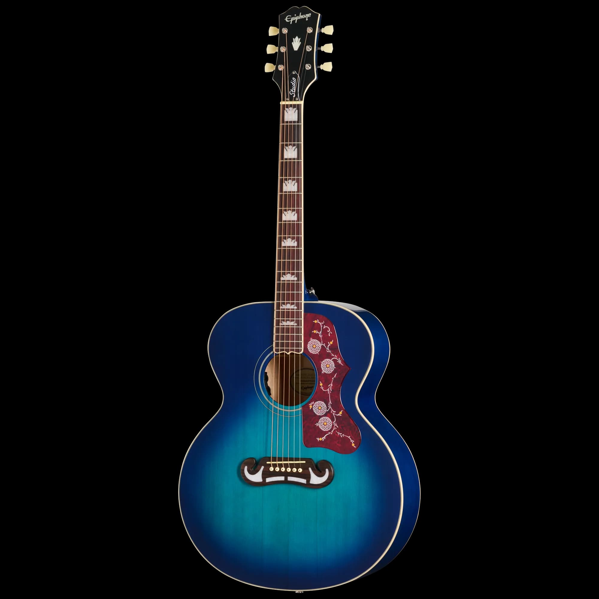 Epiphone J-200 Studio, Blueberry Burst, Exclusive — photo 3
