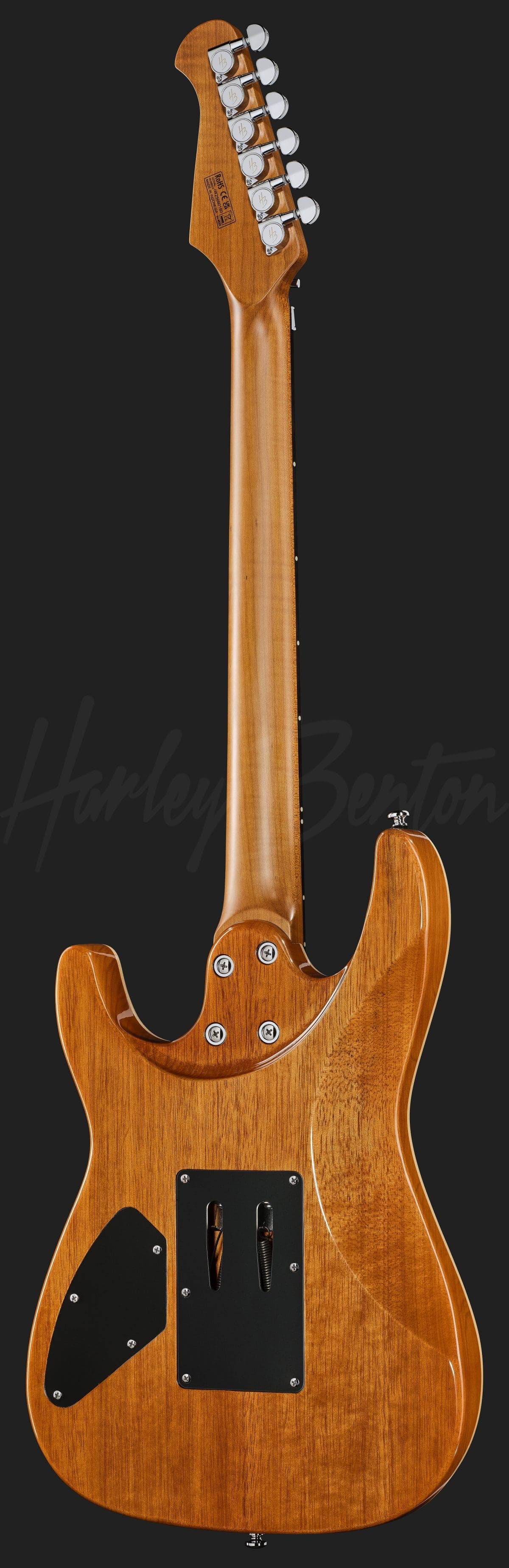 Harley Benton Fusion-IV HH RW FR QBLB — photo 3