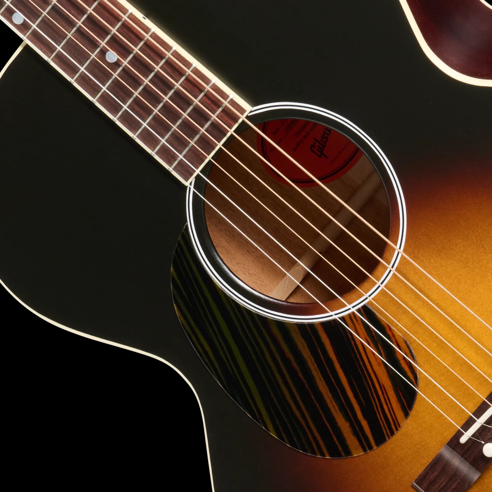 Gibson J-185 Century 12-Fret, Left-Handed, Vintage Sunburst — photo 7