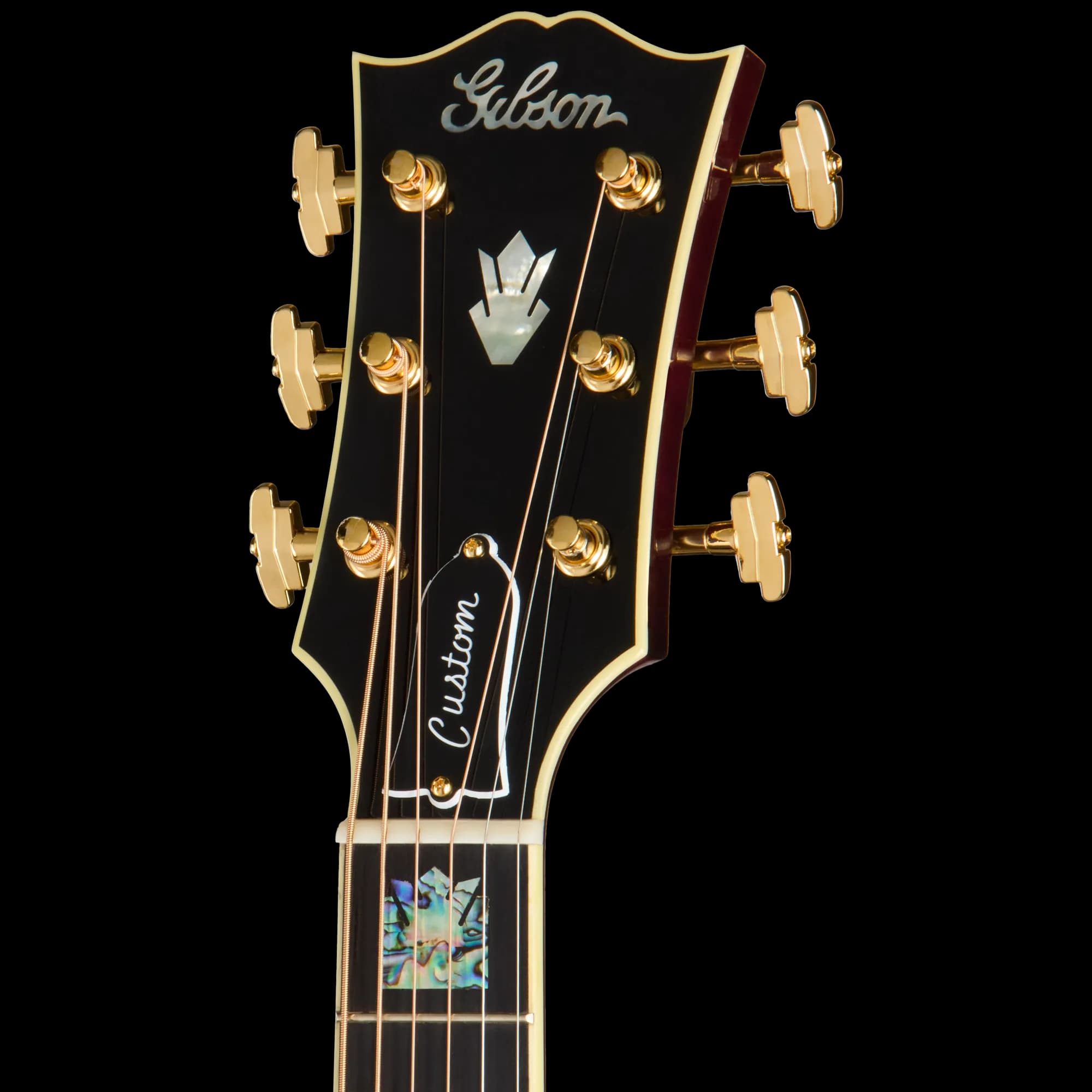 Gibson SJ-200 Standard 3-Piece Back, Merlot Burst — photo 5