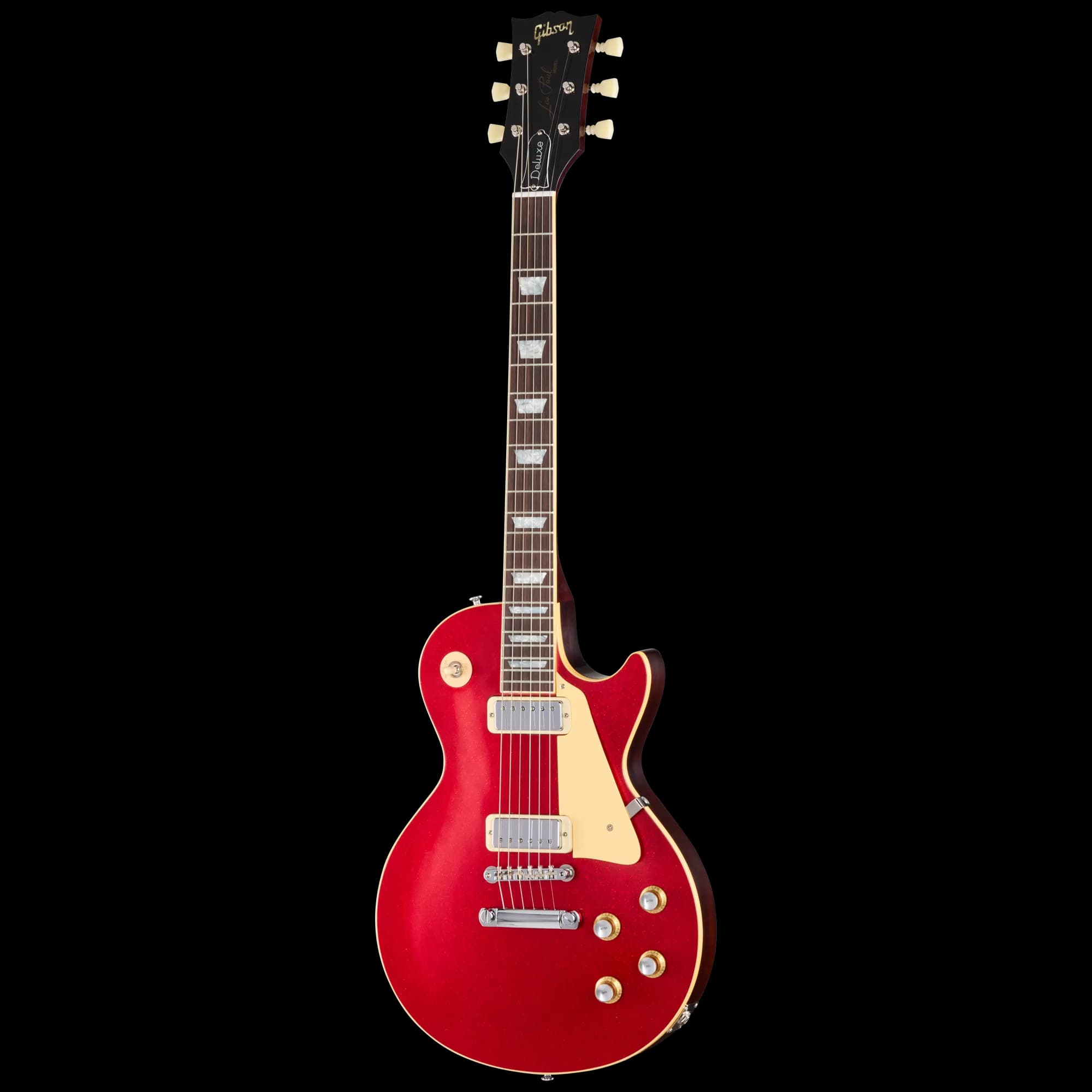 Gibson LE 1976 Les Paul Deluxe Reissue, VOS, Red Sparkle Top — photo 3