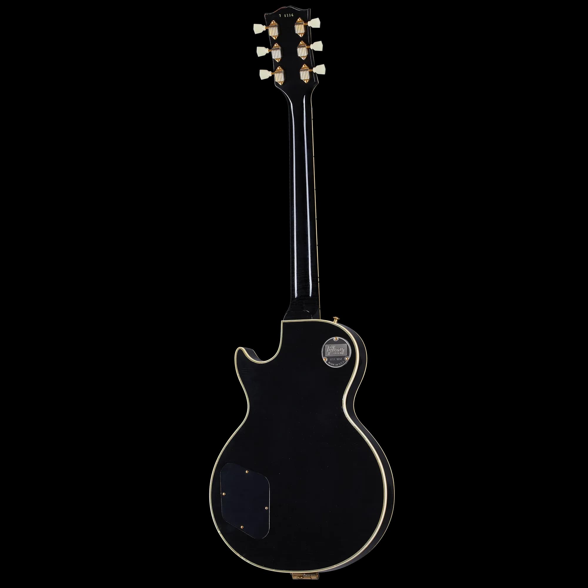 Gibson 1957 Les Paul Custom Reissue 3-Pickup Bigsby, Light Aged, Ebony — photo 3