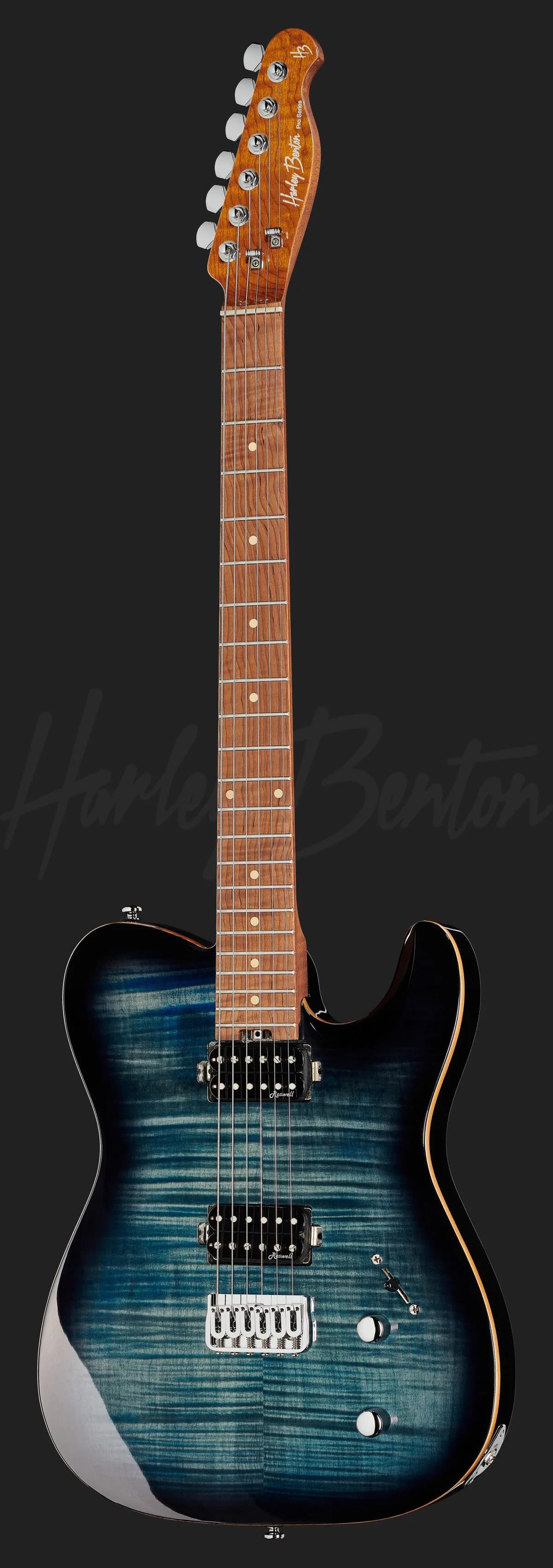 Harley Benton Fusion-T HH HT Roasted FBLB — photo 2