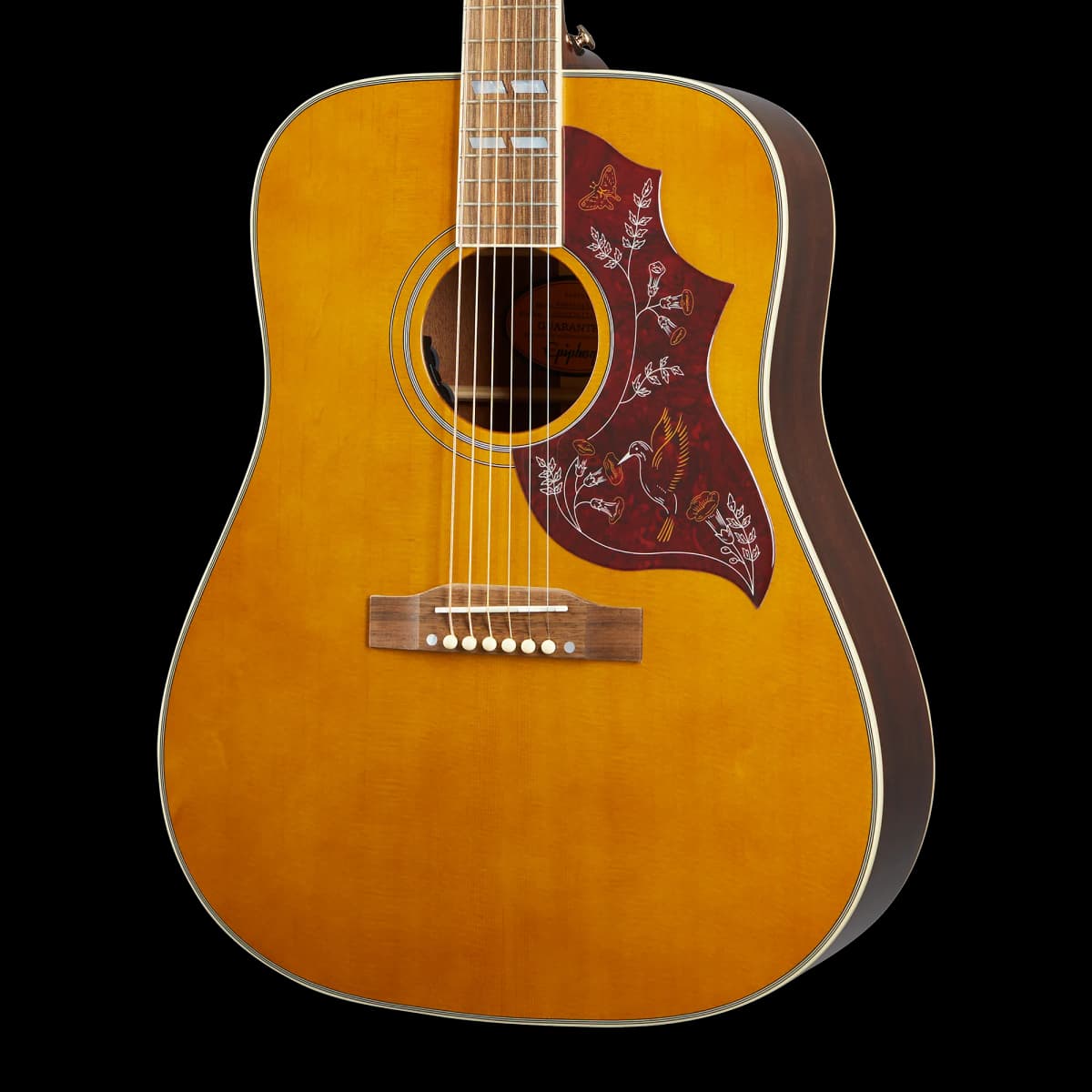 Epiphone Hummingbird, Aged Antique Natural Gloss