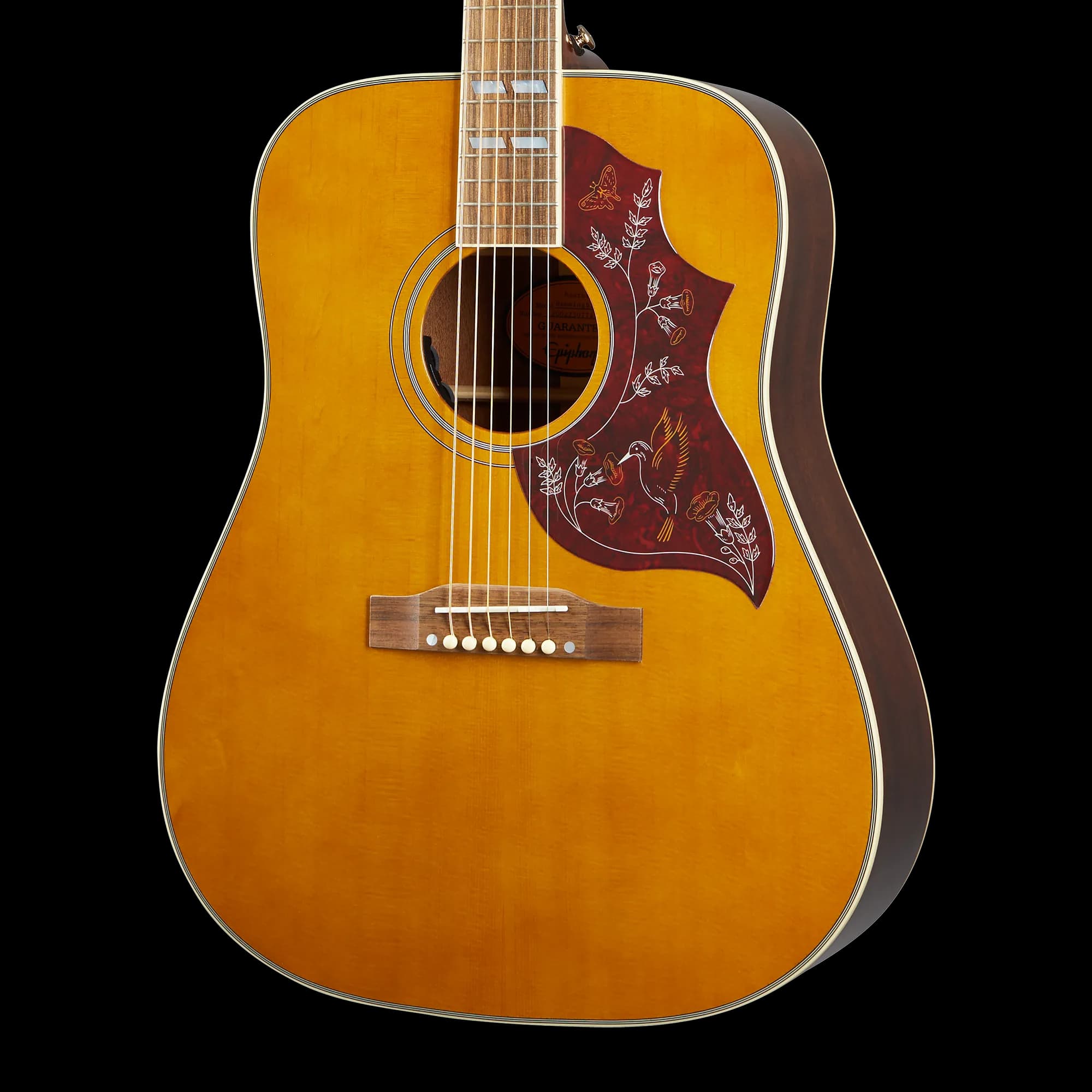 Epiphone Hummingbird, Aged Antique Natural Gloss