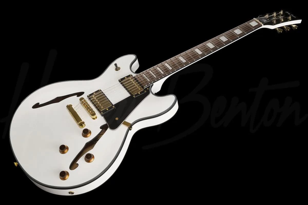 Harley Benton HB-35Plus White — photo 8