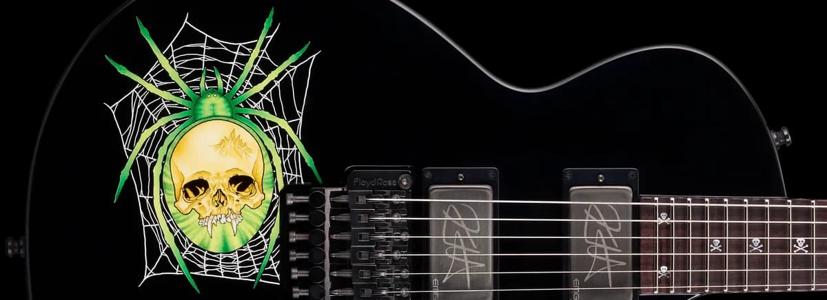 ESP 30TH Anniversary KH-3 Spider Black w/ Graphic — photo 4