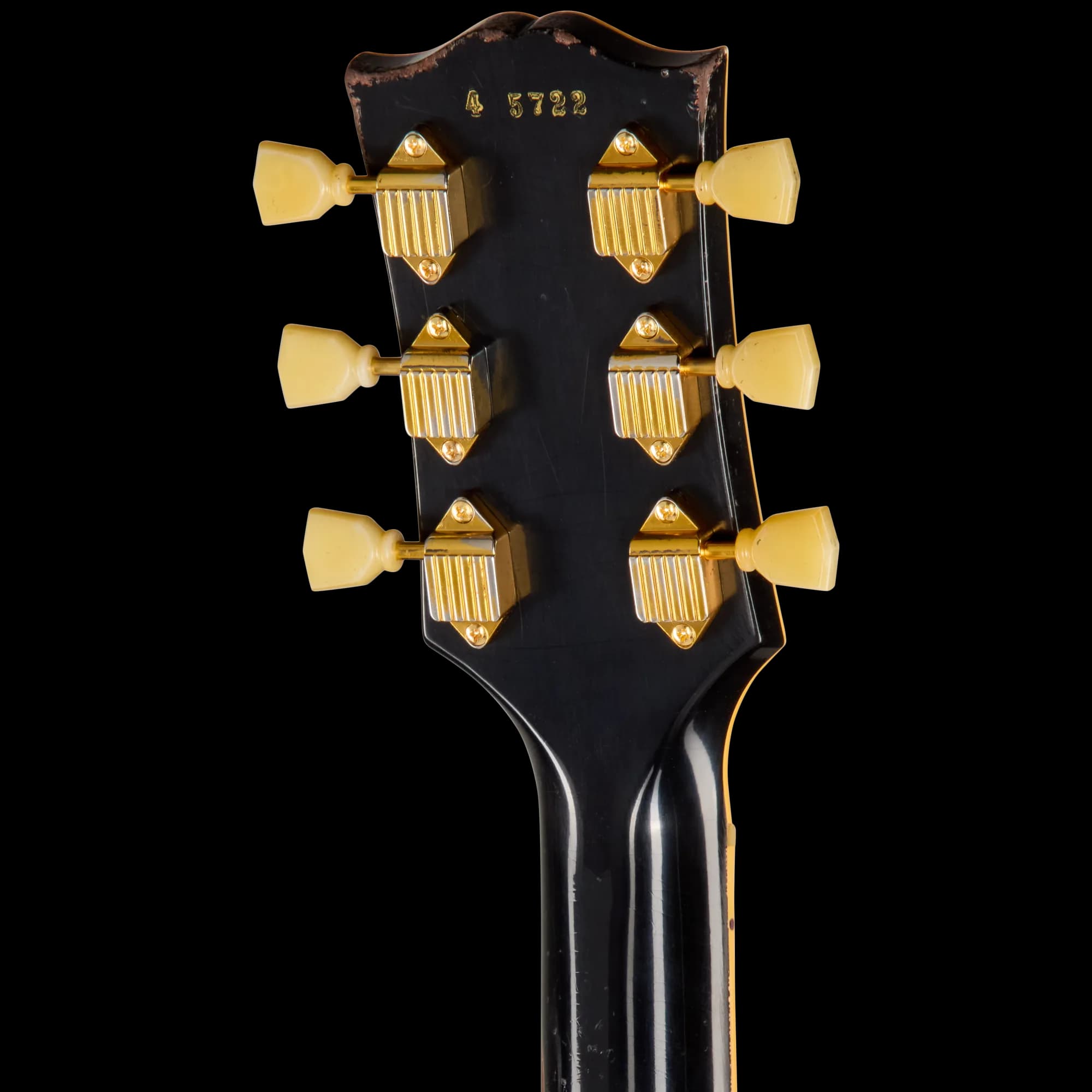 Gibson LE 1954 Les Paul Custom Reissue with Humbucker, Heavy Aged, Ebony — photo 6