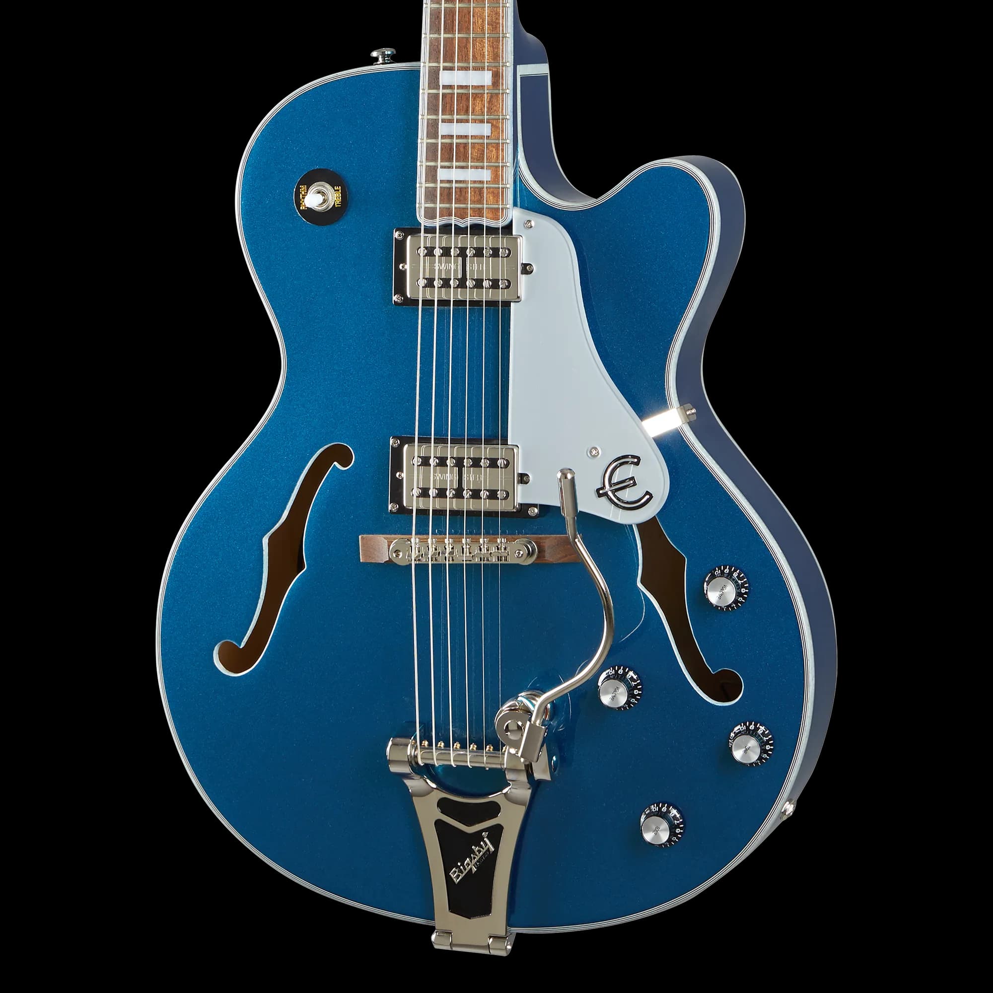 Epiphone Emperor Swingster, Delta Blue Metallic