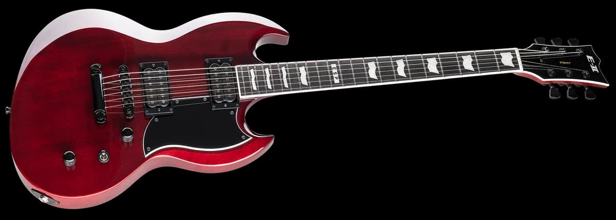 ESP E-II Viper See Thru Black Cherry — photo 3